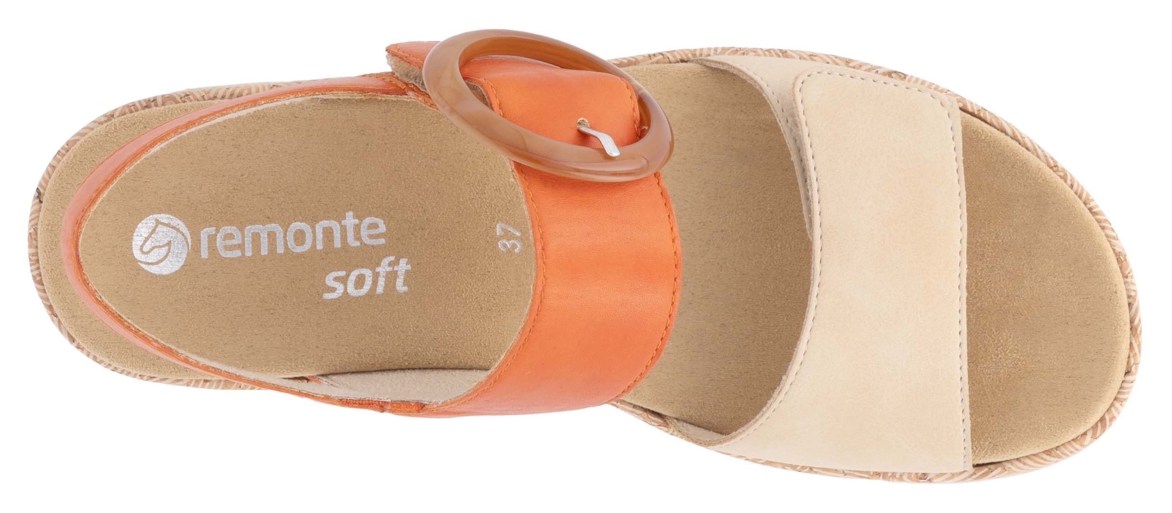Remonte Keilsandalette, Sommerschuh, Riemchensandale, praktische Klettverschlüsse