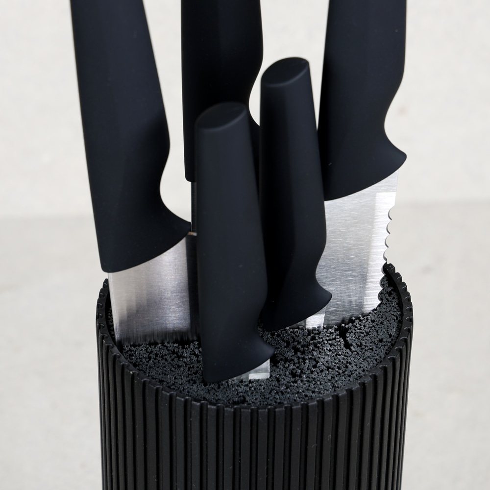 KESPER® Messerblock »Messerblock Set, schwarz« 6 inkl. 5 Messer