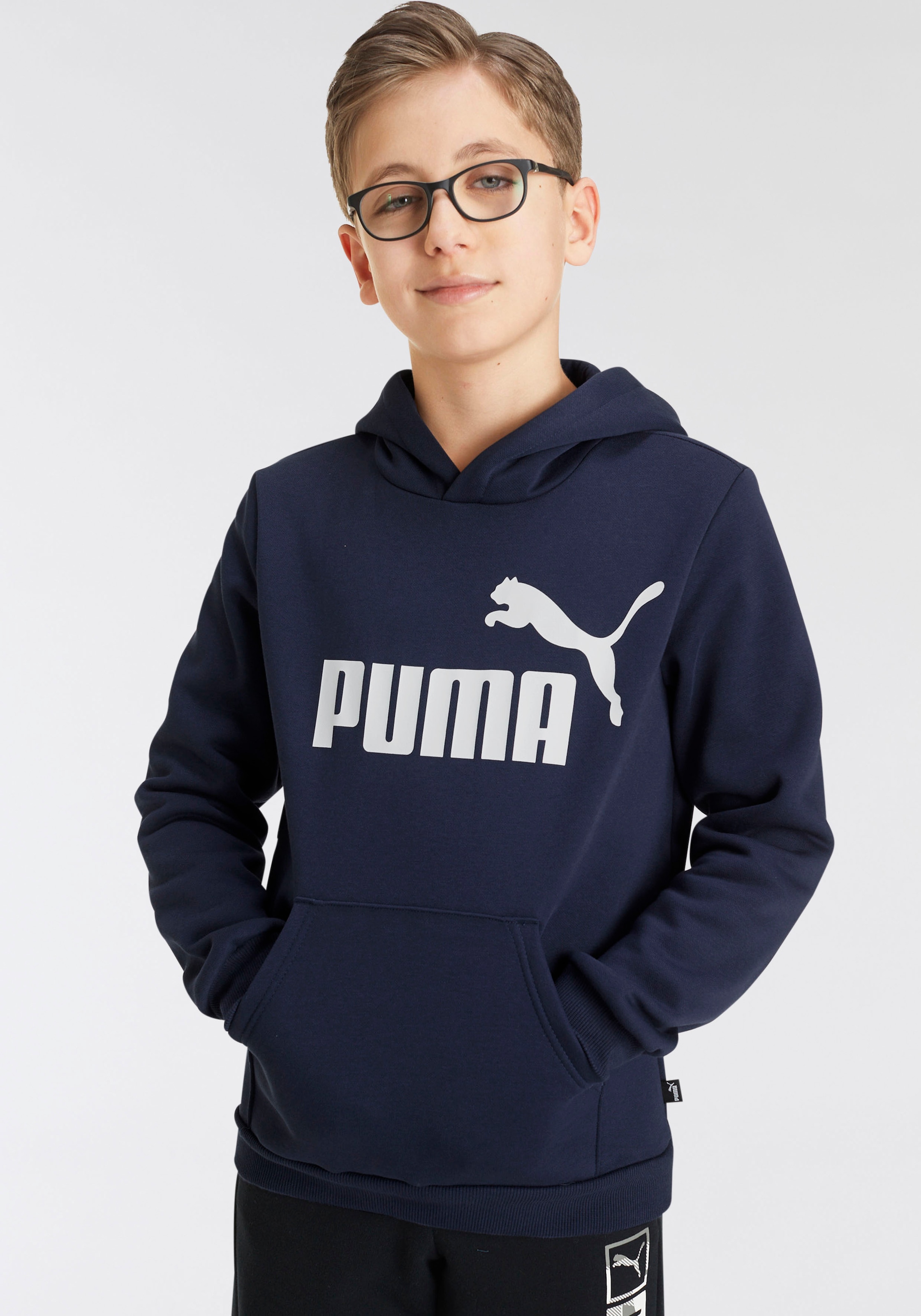 PUMA Kapuzensweatshirt »ESS BIG LOGO HOODIE FL B«