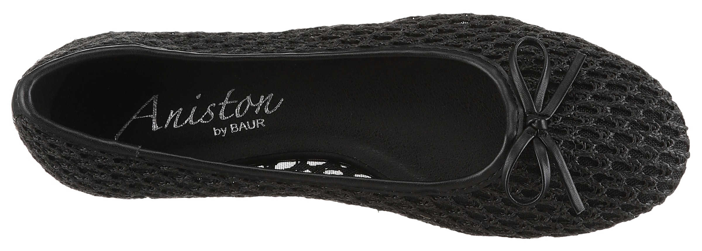 Aniston SHOES Ballerina  Loafer, Slipper, Schlupfschuh mit kleiner Schleife- NEUE KOLLEKTION