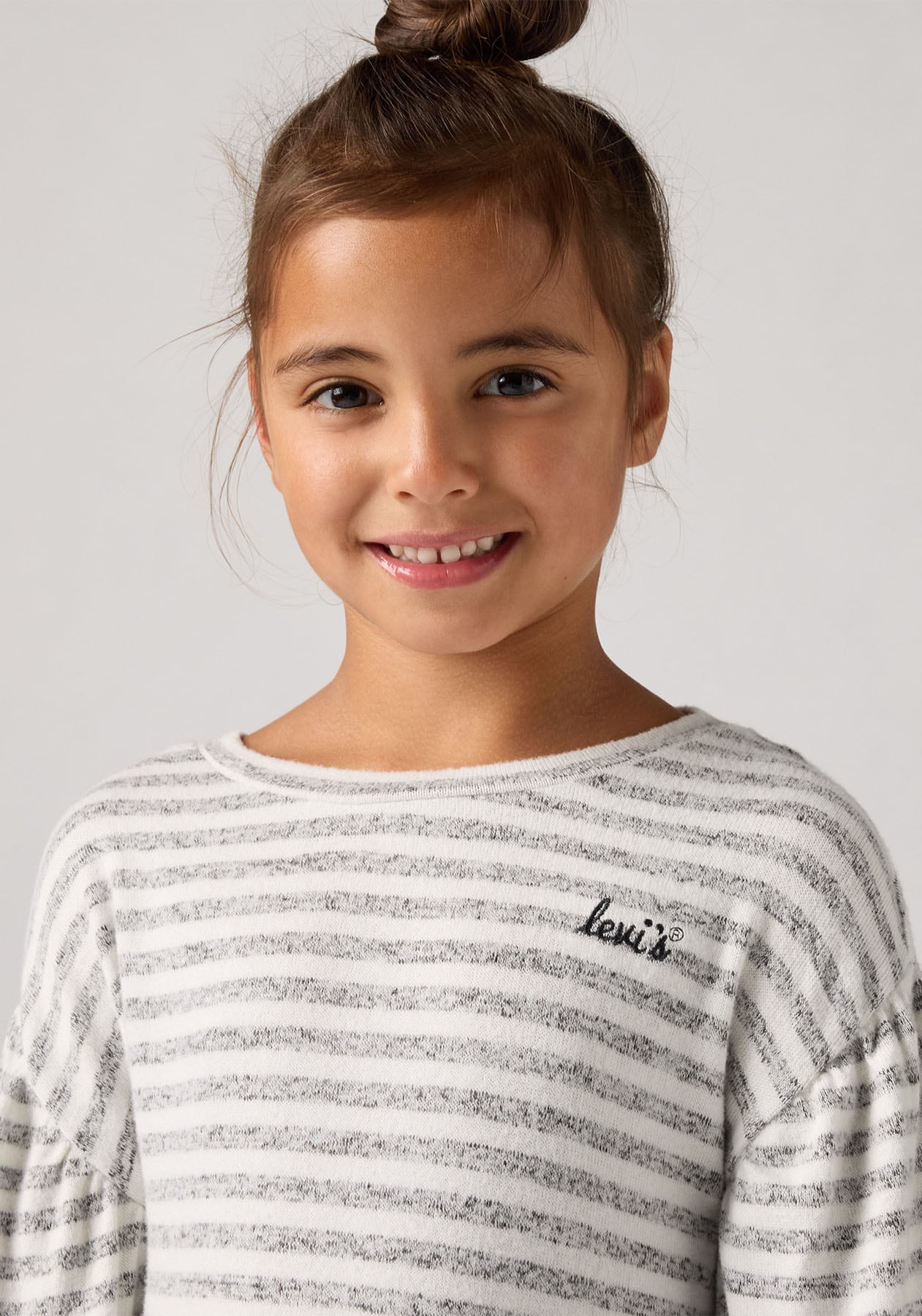 Levi's® Kids Langarmshirt »LVG HACCI STRIPED LS KNIT TOP« in Ringeloptik, for Girls