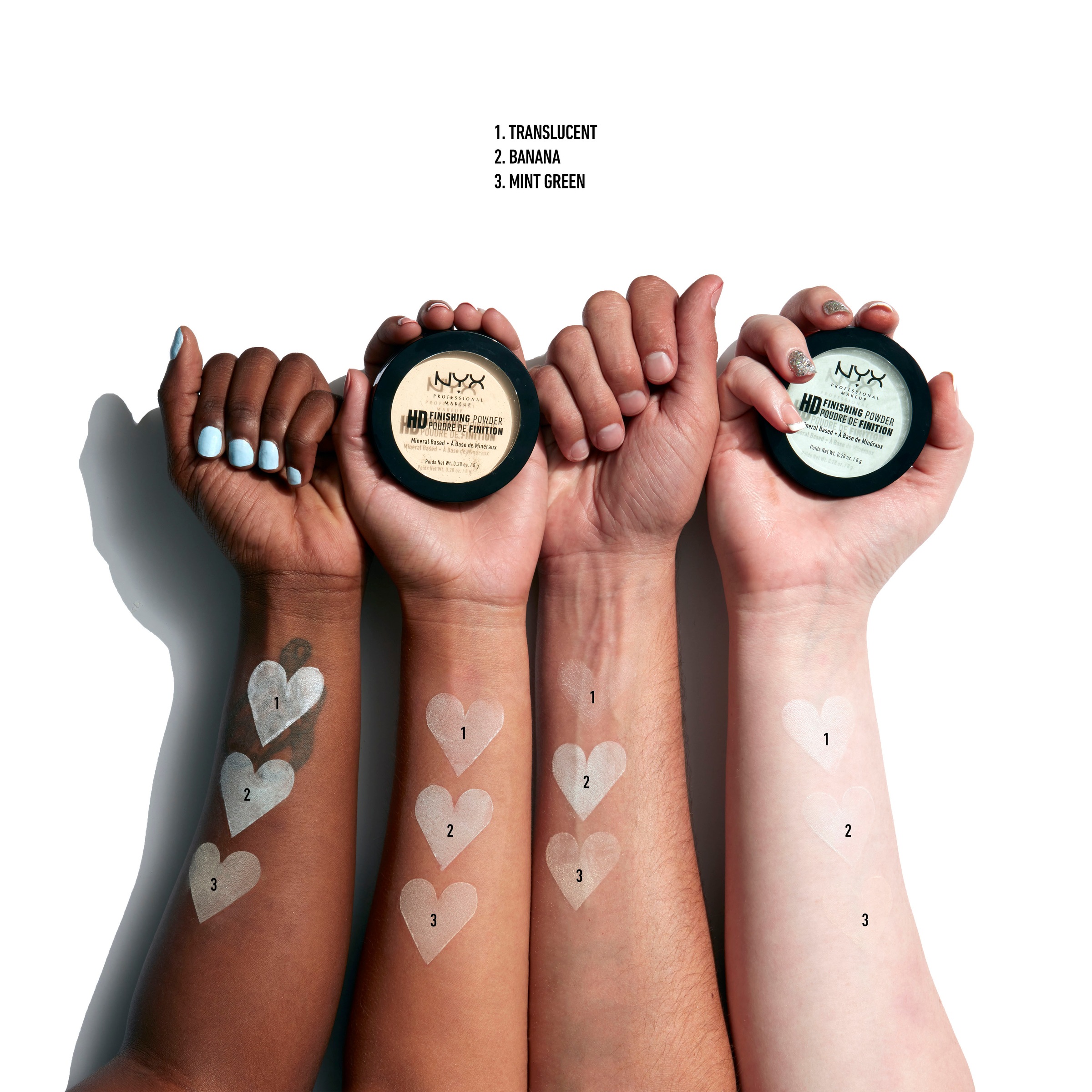 NYX Puder »NYX Professional Makeup High Definition Finishing Powder«, Fixierpuder, ölabsondierende Wirkung, langanhaltend, mattes Finish.