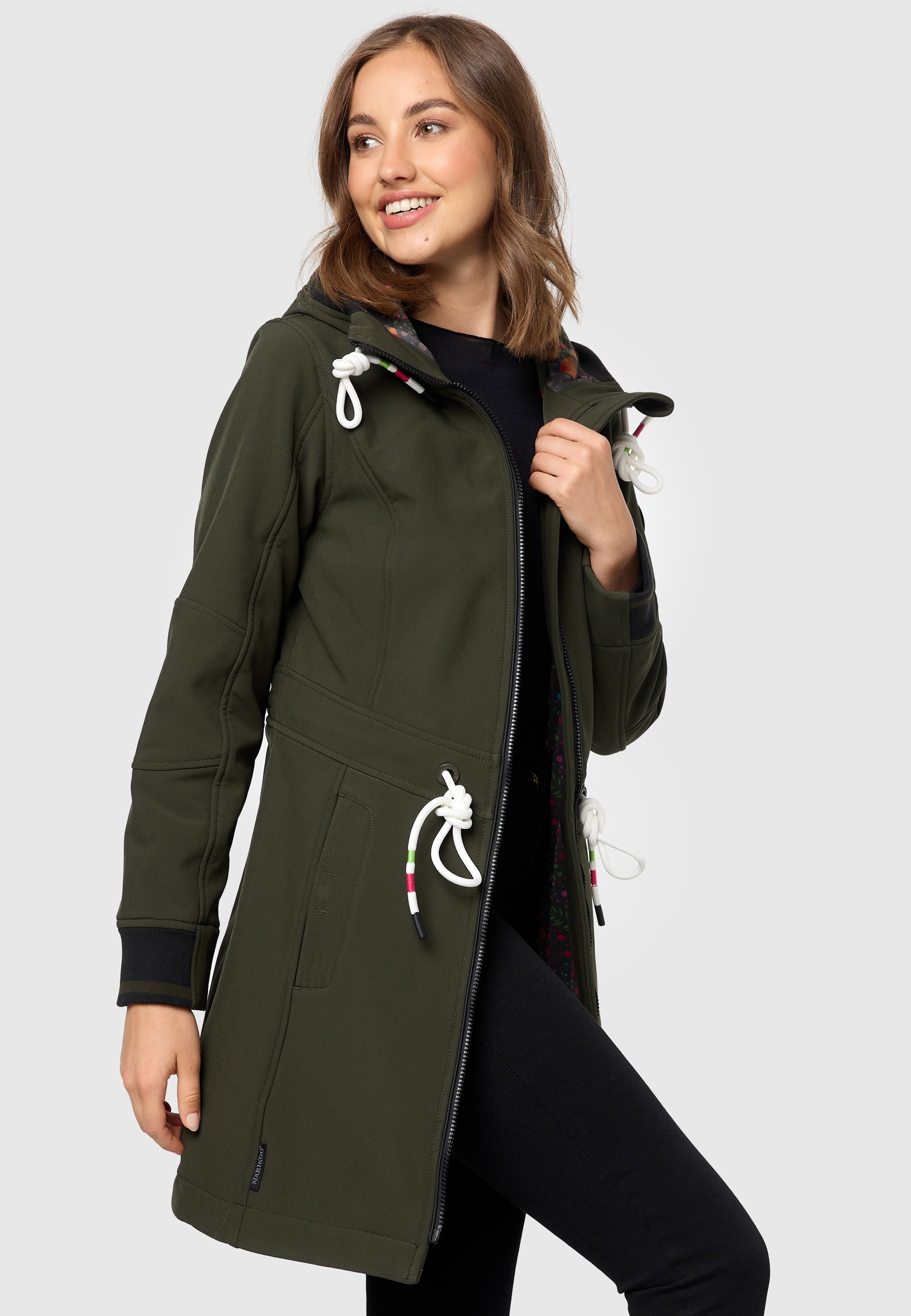 Marikoo Softshelljacke »Marikoo Mount Furnica Damen Softshell Jacke B964«