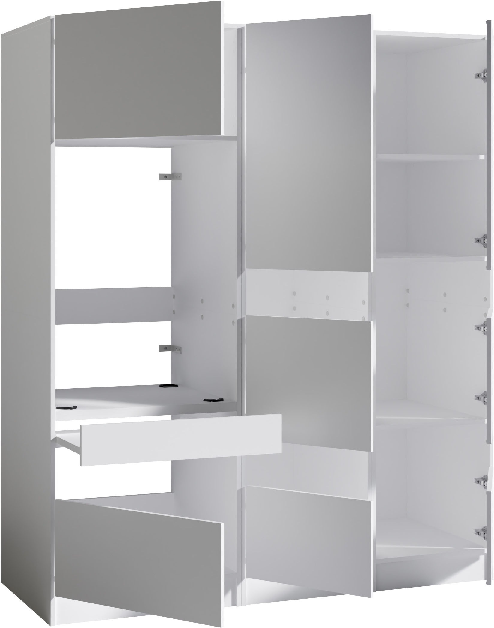 BASIC by Balculina Mehrzweckschrank-Set »Washhome B/T/H 168x68x200 cm« 3 Stk. tlg.