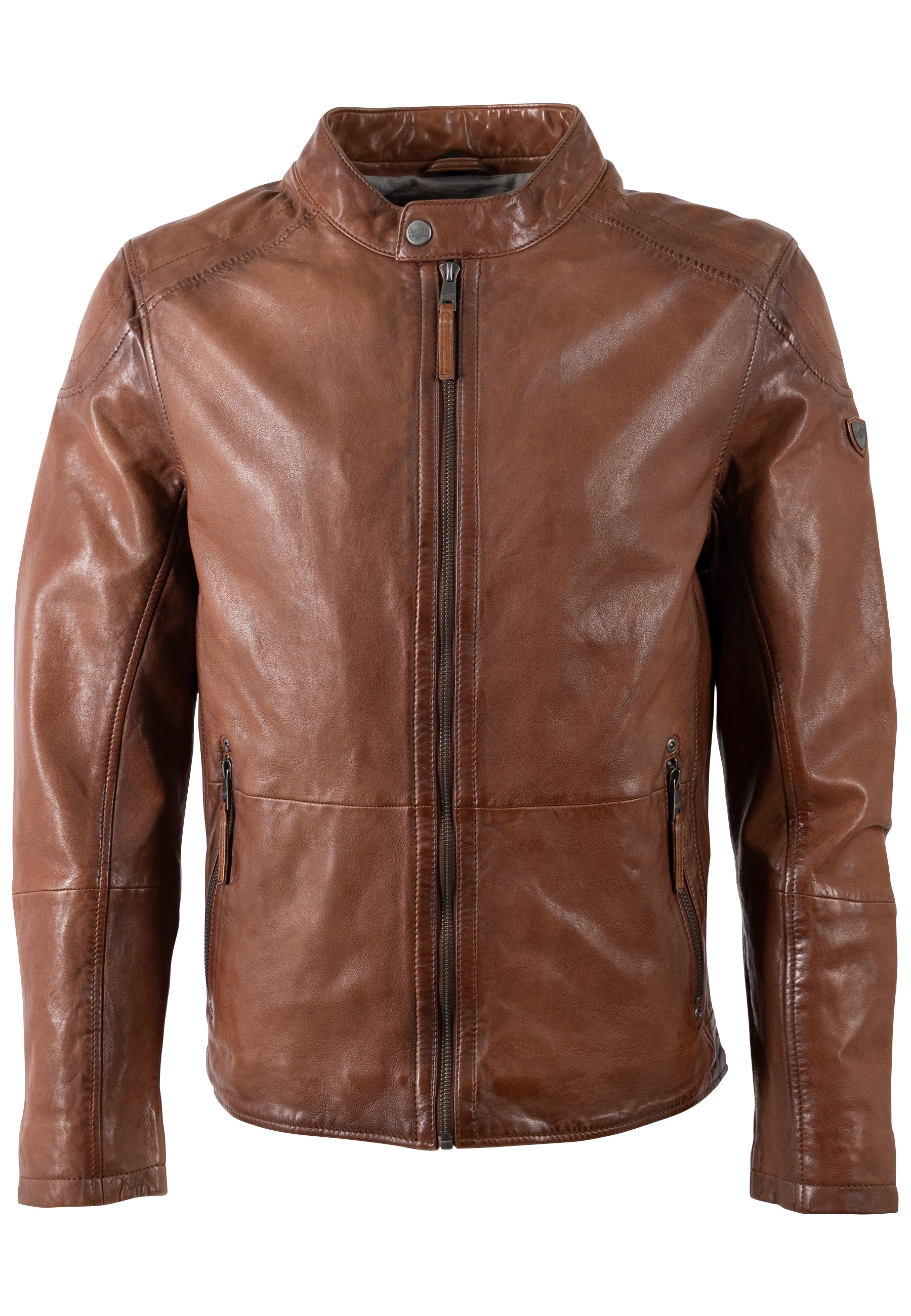 Mauritius Lederjacke »MMBaydo« mit Bikerkragen