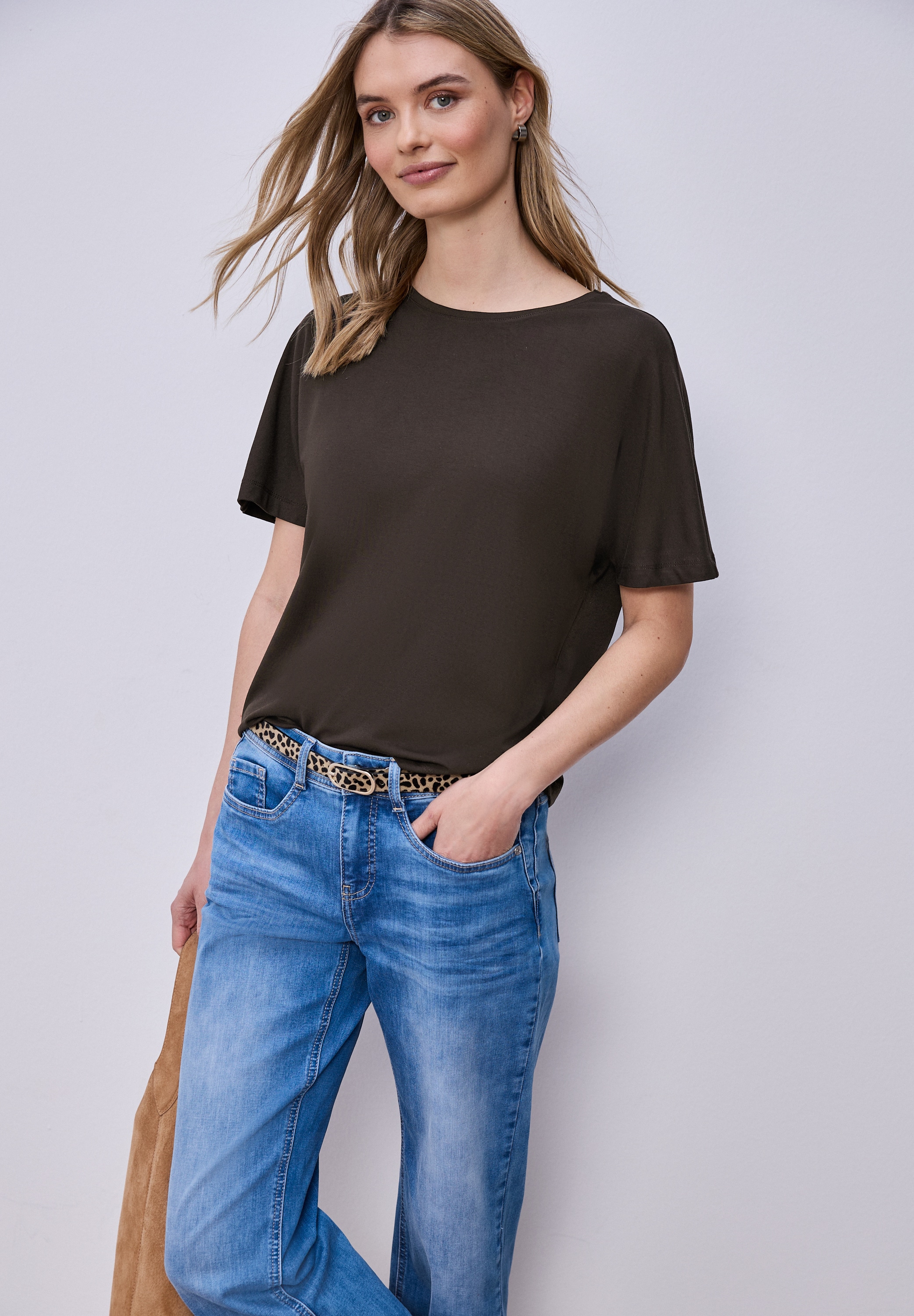 STREET ONE T-Shirt mit Stretchanteil