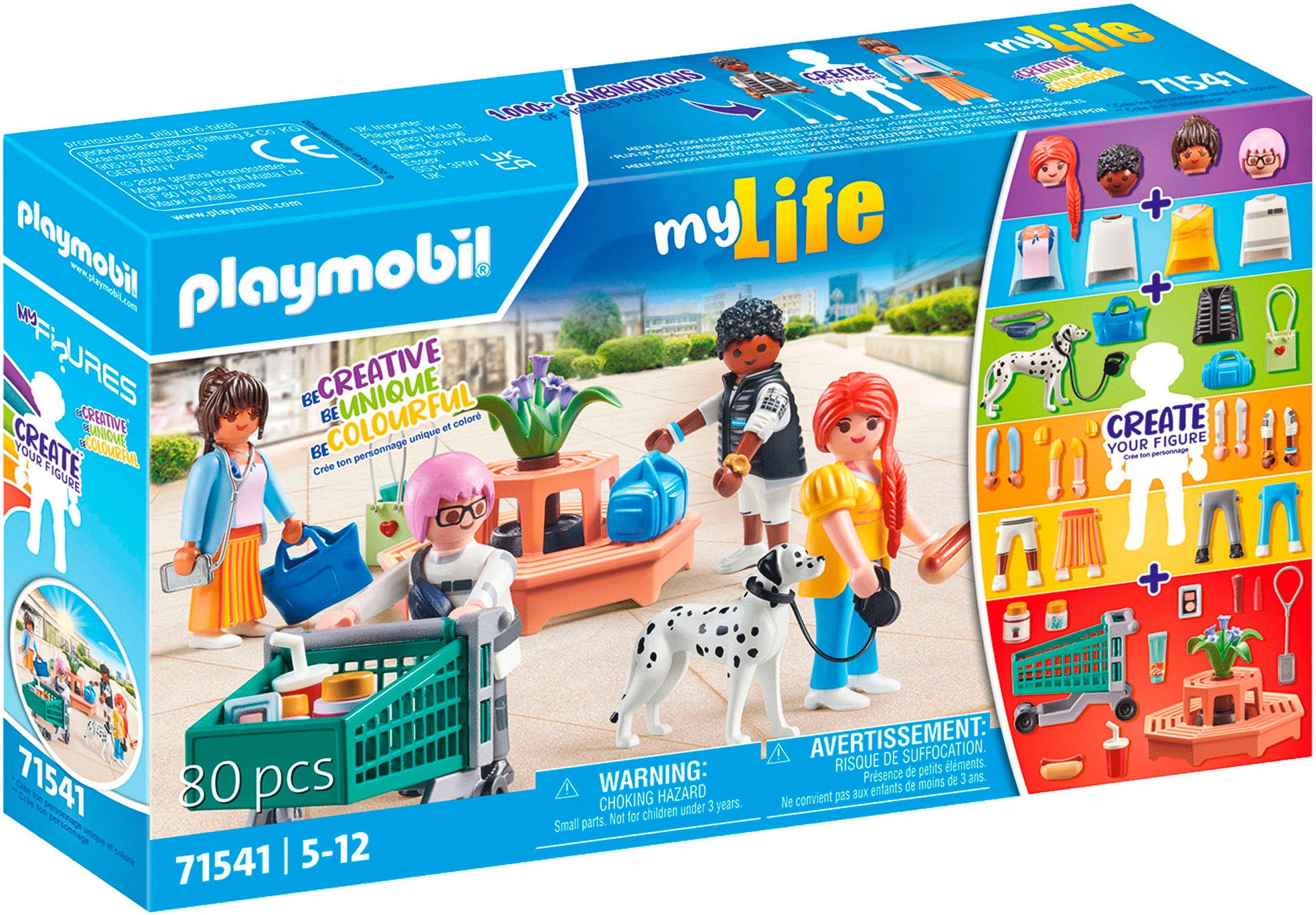 Konstruktions-Spielset »My Figures: Shopping (71541), My Life«, (80 St.), Made in Europe