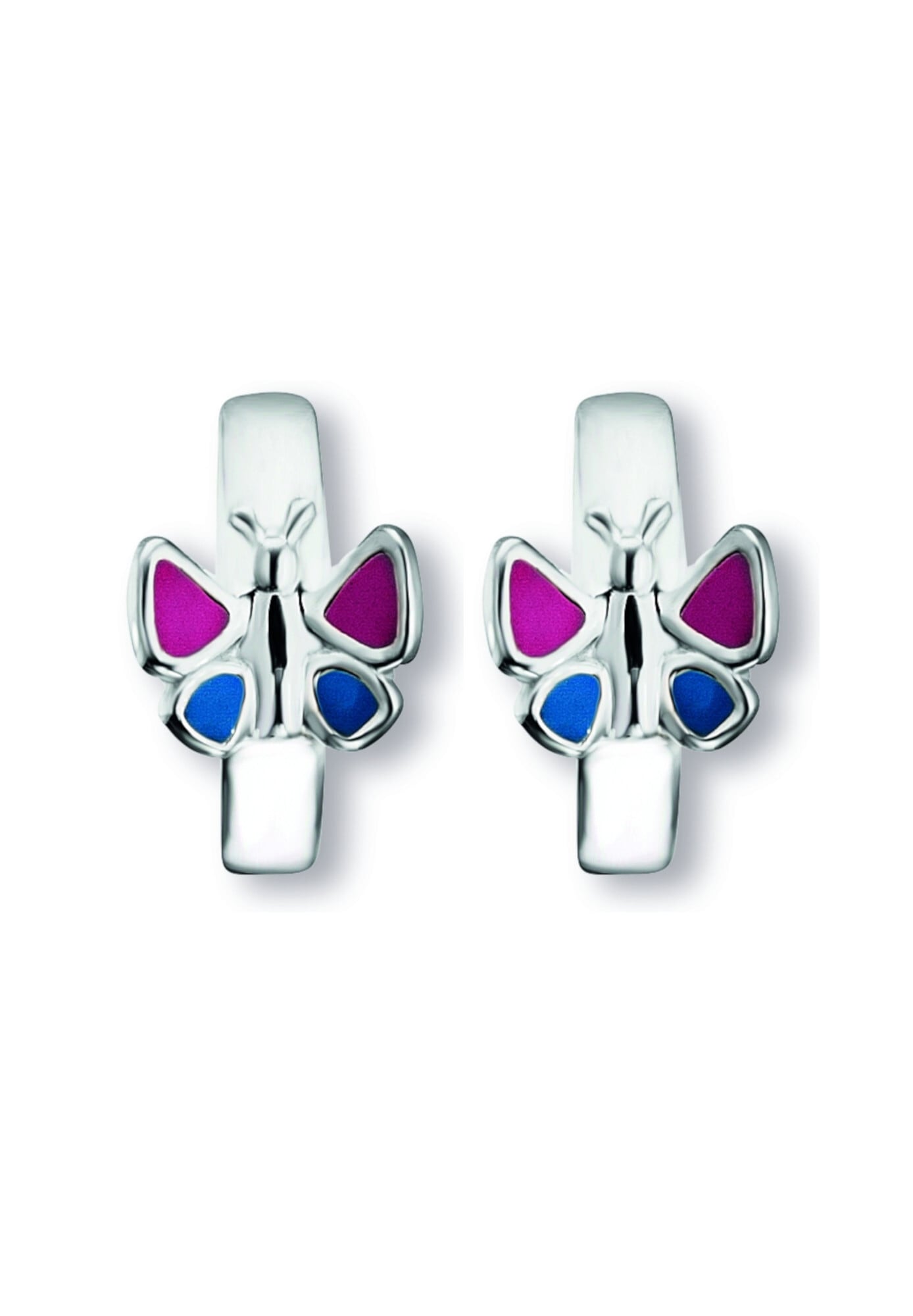 ONE ELEMENT Paar Creolen »Schmetterling Ohrringe  Creolen aus 925 Silber«
