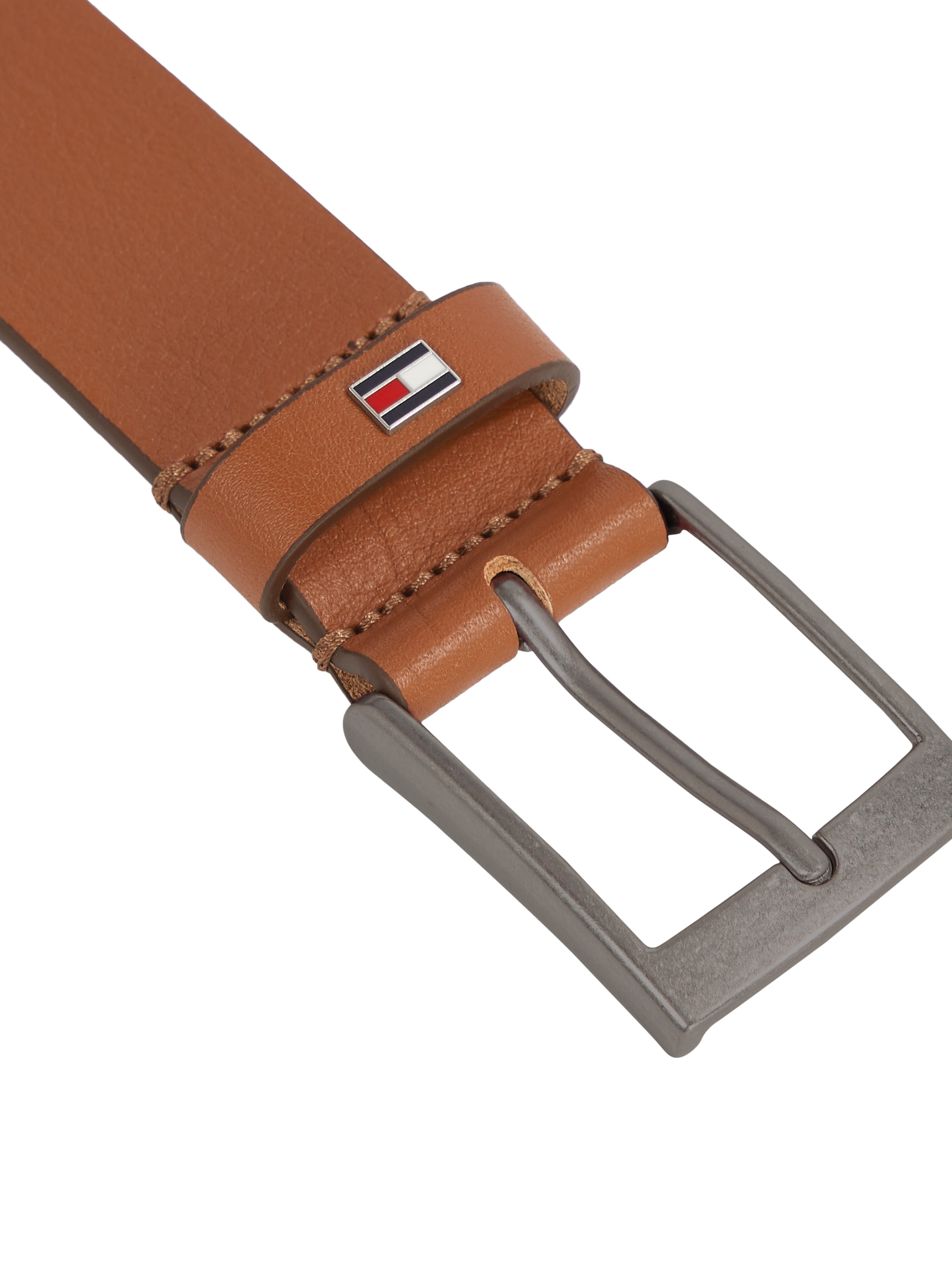 Tommy Hilfiger Ledergürtel »Adan New Leather 3,5cm«, mit Logoprägung