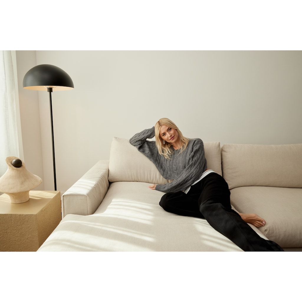 LeGer Home by Lena Gercke Big-Sofa »Sölve«, mit optischer Husse, weicher Sitzkomfort