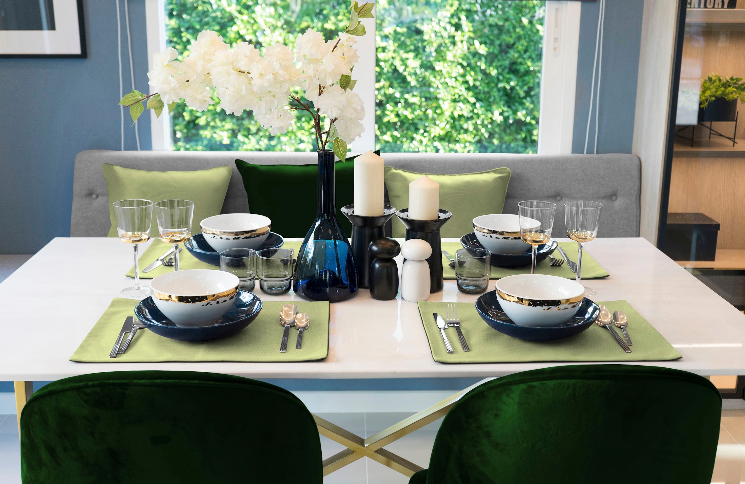 Adam Platzset »Uni Collection« GOTS zertifiziert, Made in Germany