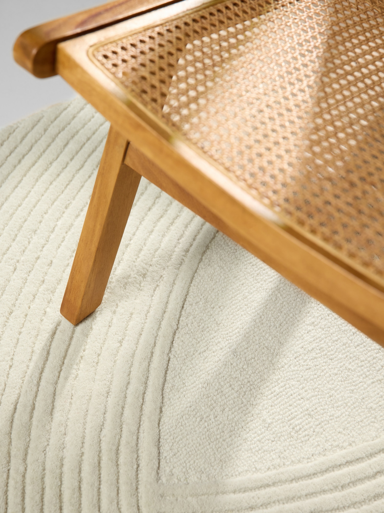 Ted Baker Wollteppich »Victoria  , auch in rund« rechteckig 18 mm Höhe Naturteppich Wolle, Hoch-Tief-Design, Wohnzimmer, Schlafzimmer