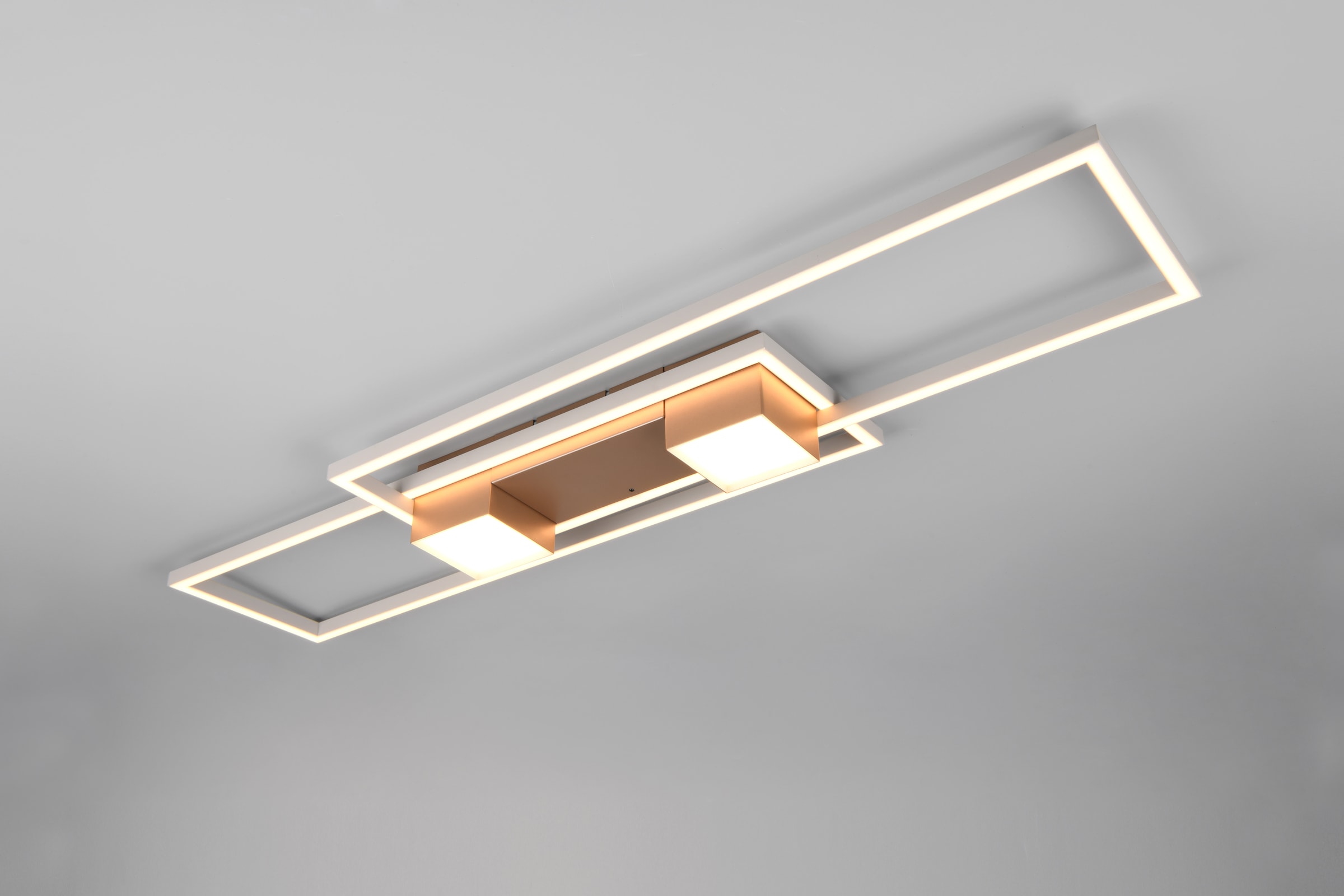 TRIO Leuchten LED Deckenleuchte »ALBANY LED Deckenlampe 37W 4300 Lumen warmweiß bis kaltweiß 2700-6500K« LED-Board 1 Stk. warmweiß - kaltweiß Fernbedienung, Lichtfarbe einstellbar, Memory, Nachtlicht, dimmbar