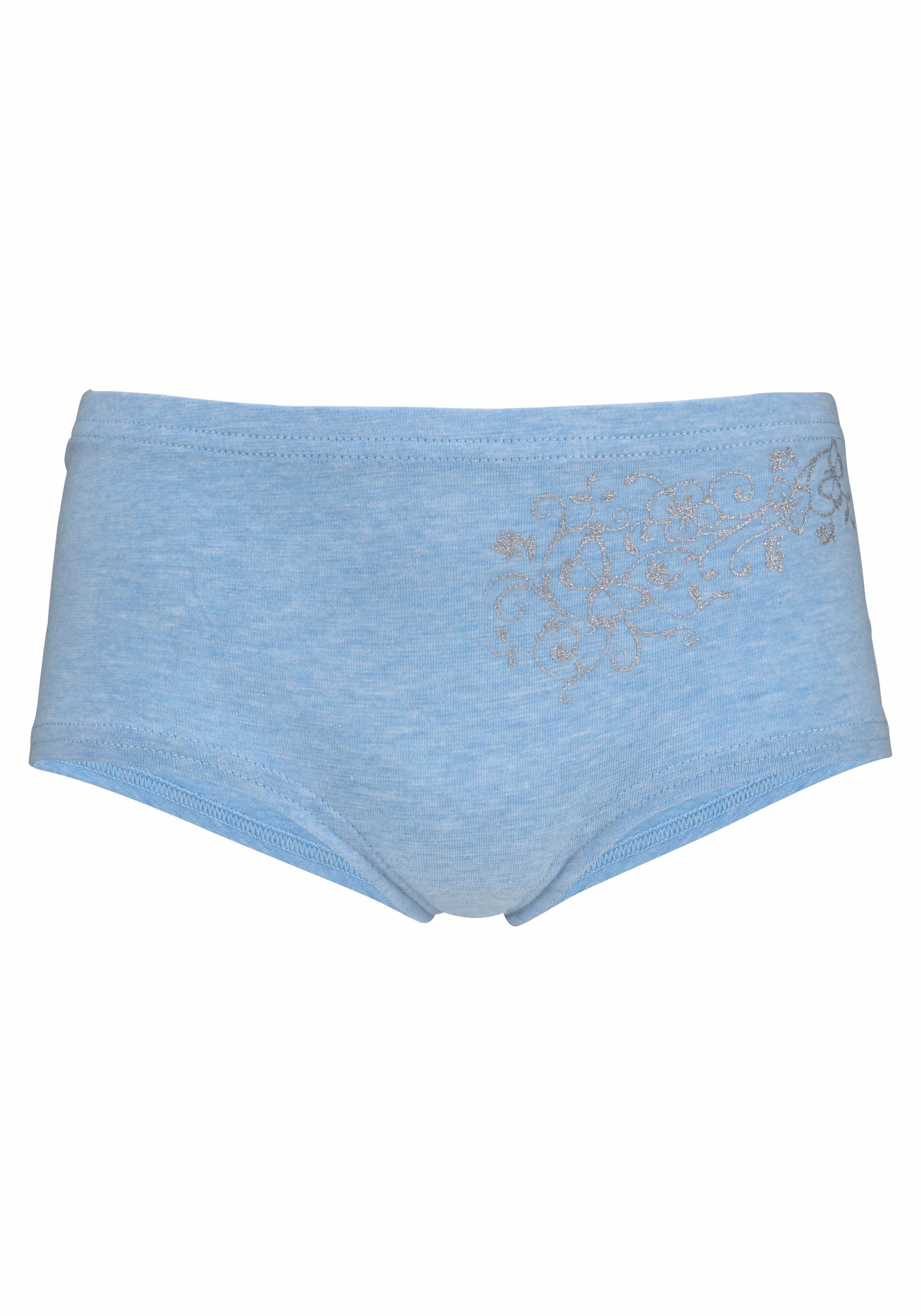 ♕ bei St.), 4 mit Glitzerdruck Panty, petite (Packung, fleur