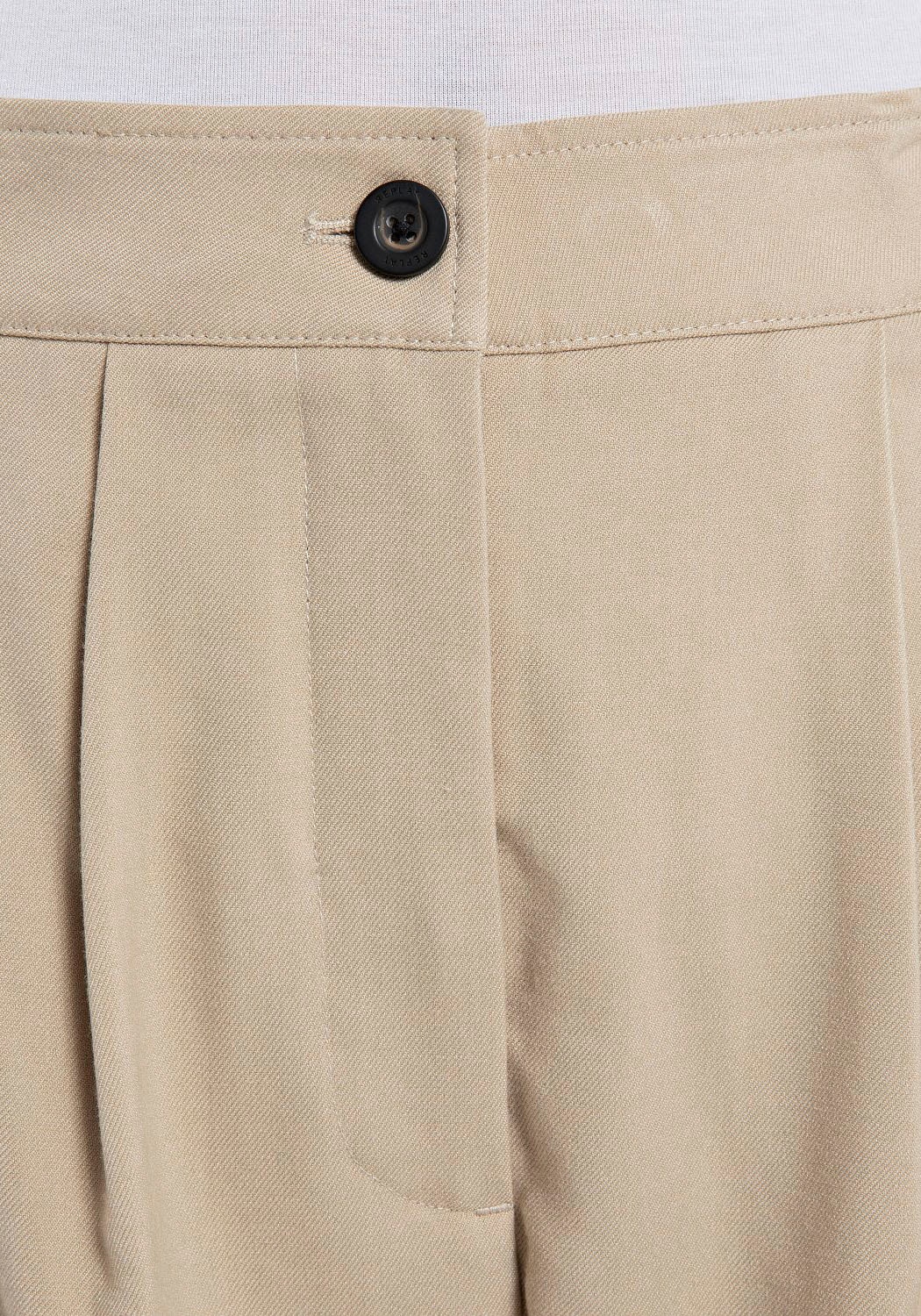 Replay Bundfaltenhose