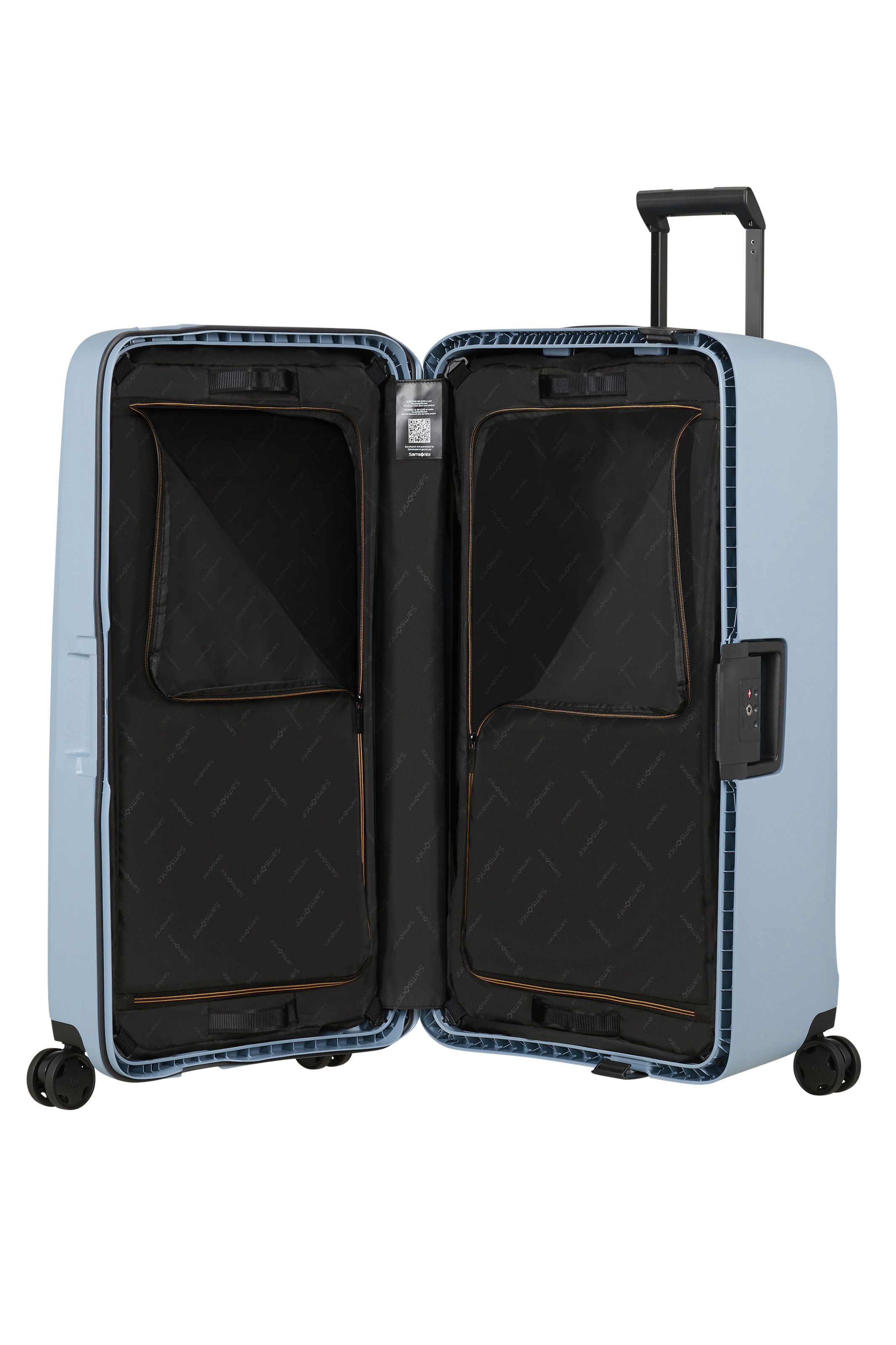 Samsonite Hartschalen-Trolley »ESSENS« 110 l 4 Rollen Unisex Koffer, Teleskopgriff, Soft-Touch-Tragegriff und Adressetikett