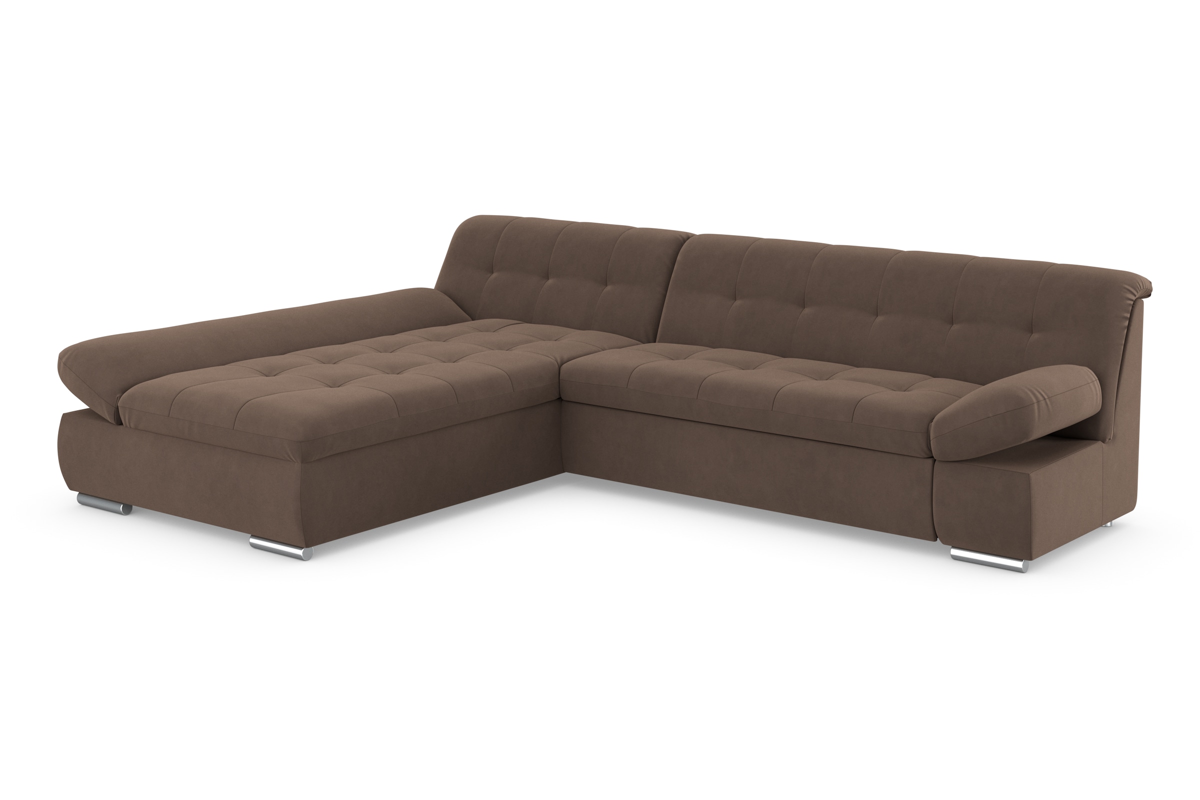 DOMO collection Ecksofa »Mona L-Form«, wahlweise mit Bettfunktion