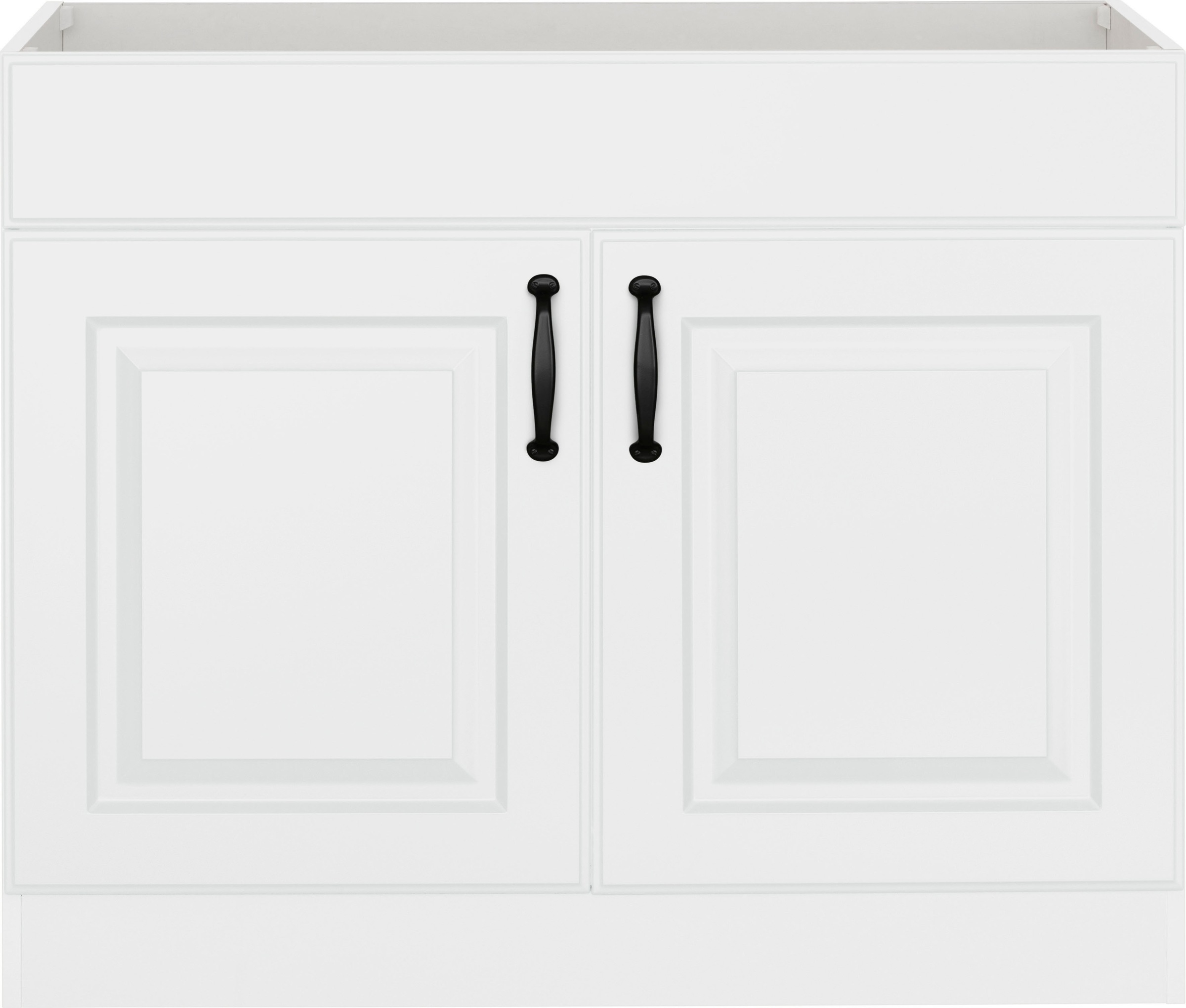 wiho Küchen Spülenschrank »Erla«, 100 cm breit mit Kassettenfront, ohne Arbeitsplatte