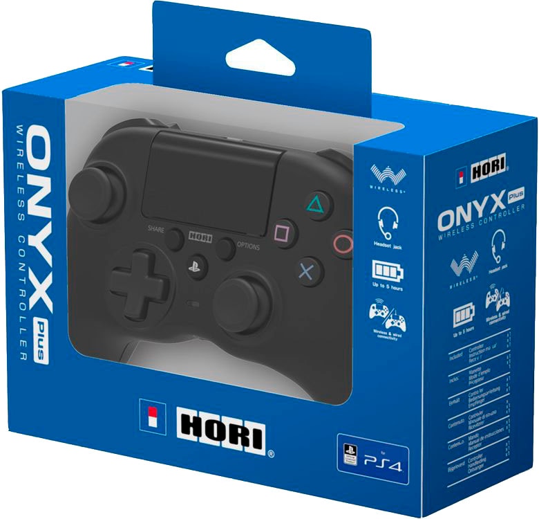 Hori Wireless-Controller »PS4 Controller Jahre XXL 3 UNIVERSAL | Onyx ➥ PLUS« Garantie Wireless