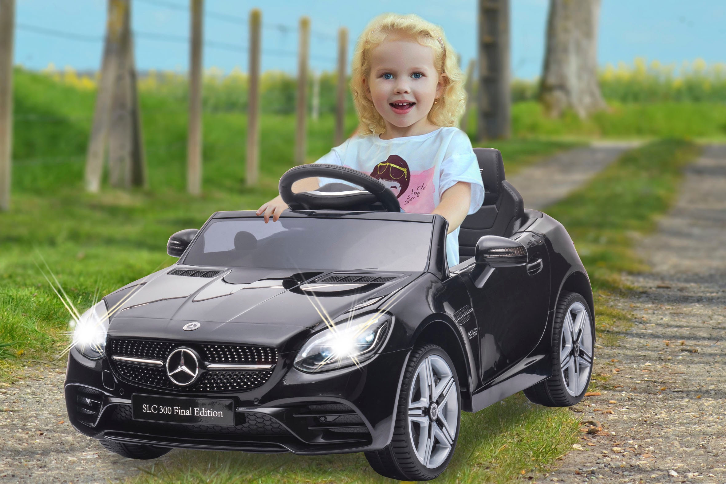 Jamara Elektro-Kinderauto »Ride-on Mercedes-Benz SLC«, ab 3 Jahren, bis 30 kg, inkl. Akku und Ladegerät