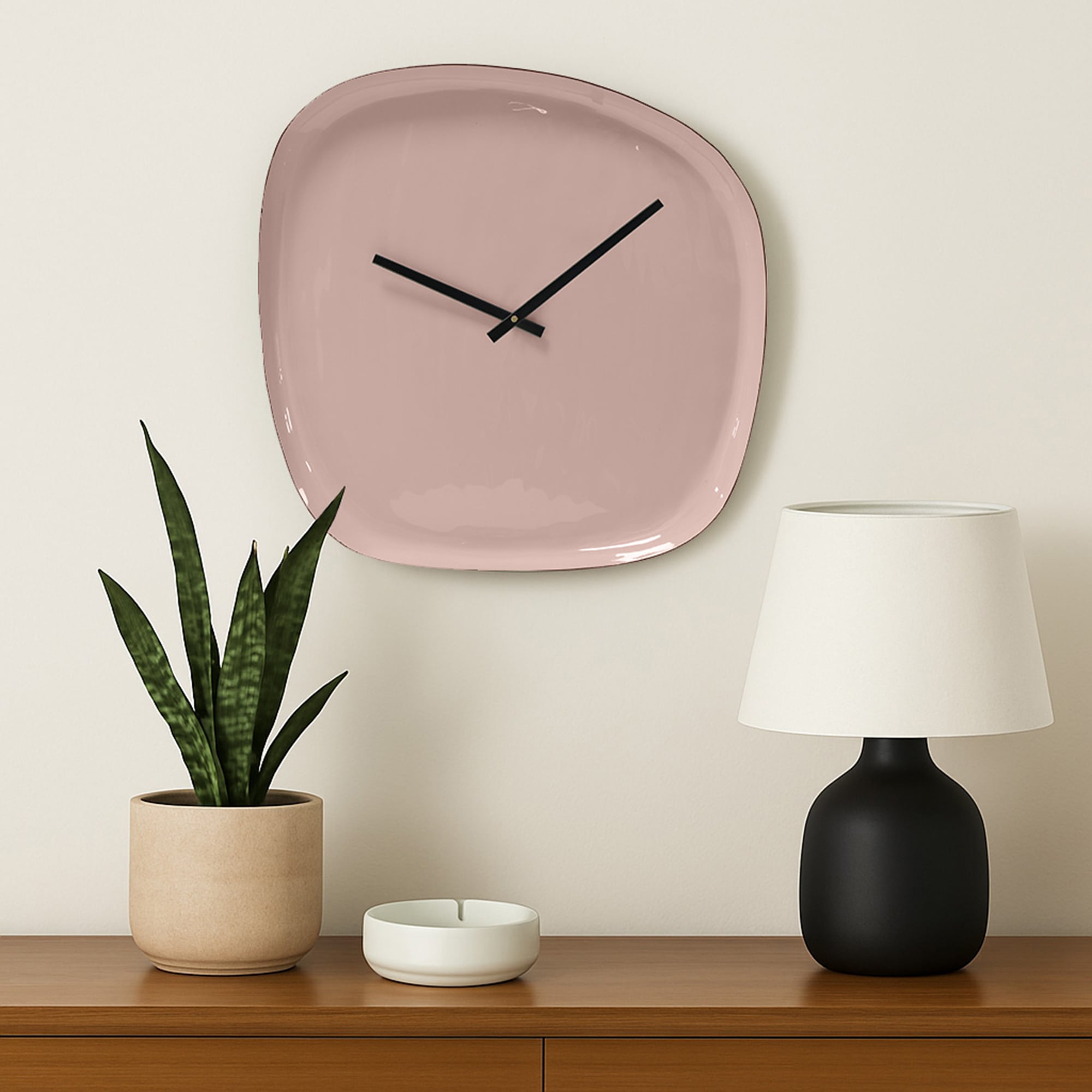 MIRRORS AND MORE Wanduhr »TOMO« Organische Form