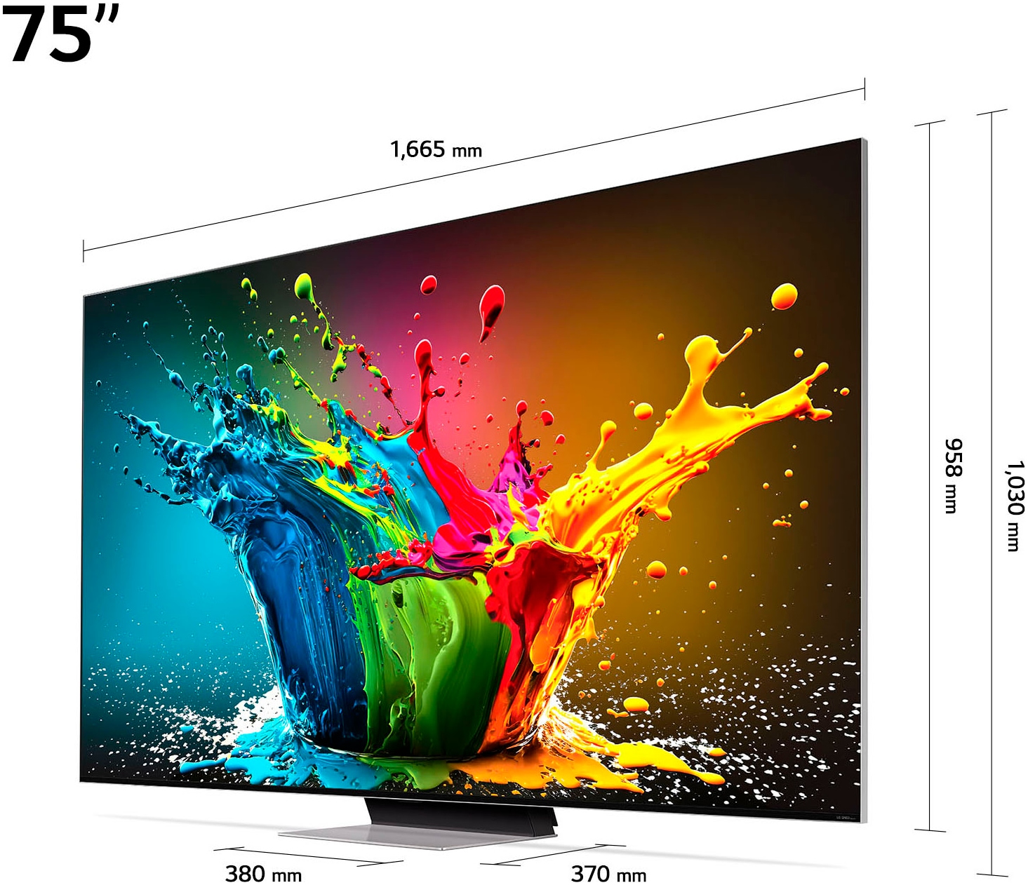 LG QNED-Fernseher, 189 cm/75 Zoll, 8K, Smart-TV