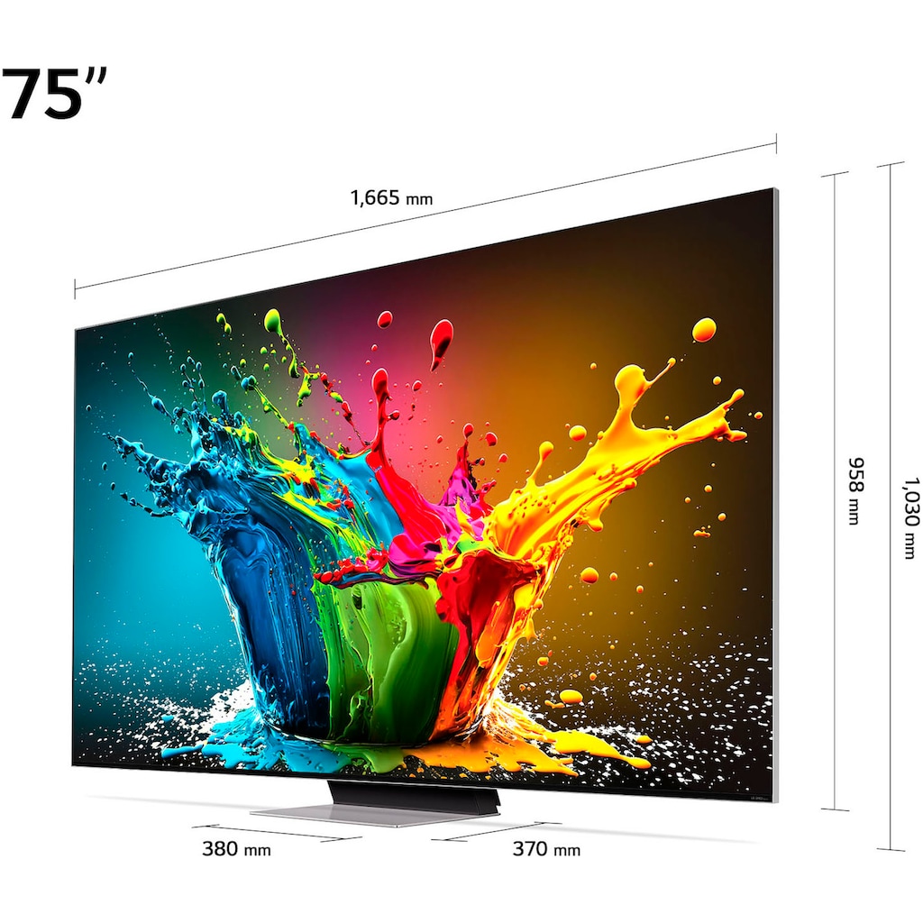 LG QNED-Fernseher »75QNED99T9B«, 189 cm/75 Zoll, 8K, Smart-TV