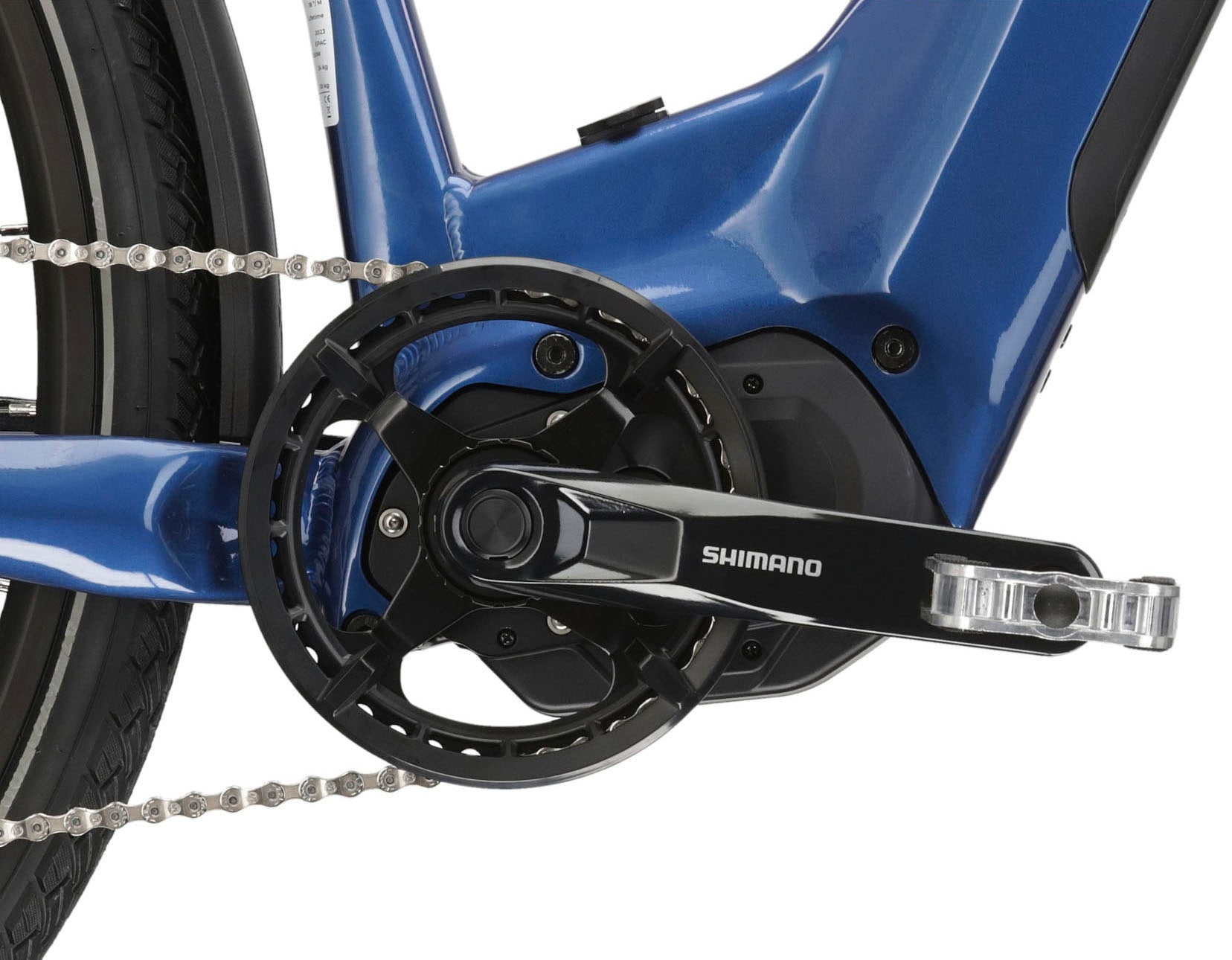 Kross E-Bike »E-Trekkingrad Trans Hybrid LS 3.0 28 Zoll blau«, 8 Gang, Shimano, Acera T3000, Mittelmotor 250 W, Pedelec, Elektrofahrrad für Damen und Herren