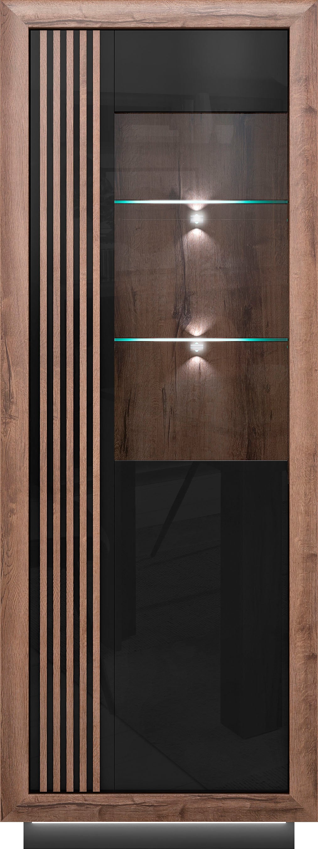 FORTE Highboard »Savona«, Höhe 197 cm, inkl. Sockelbeleuchtung