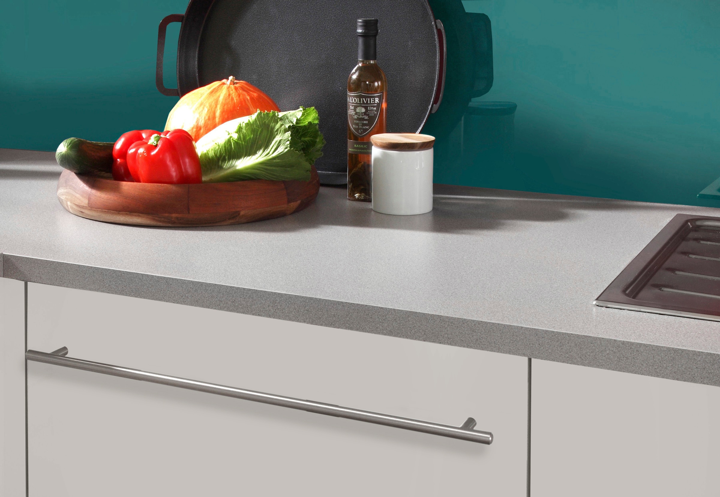 wiho Küchen Winkelküche »Chicago« mit E-Geräten, 260 x 220 cm