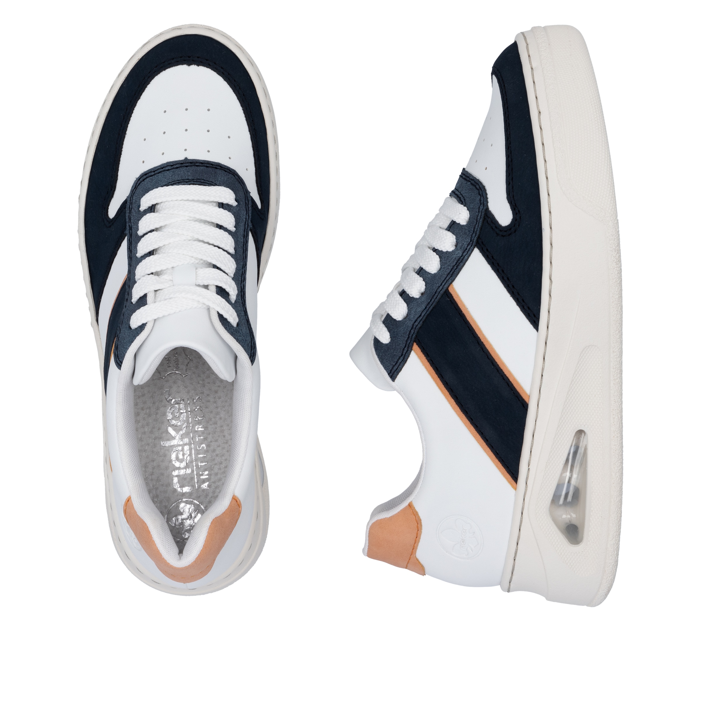 Rieker Plateausneaker, Basket-Sneaker, Schnürschuh, Halbschuh mit Rieker Air Ausstattung