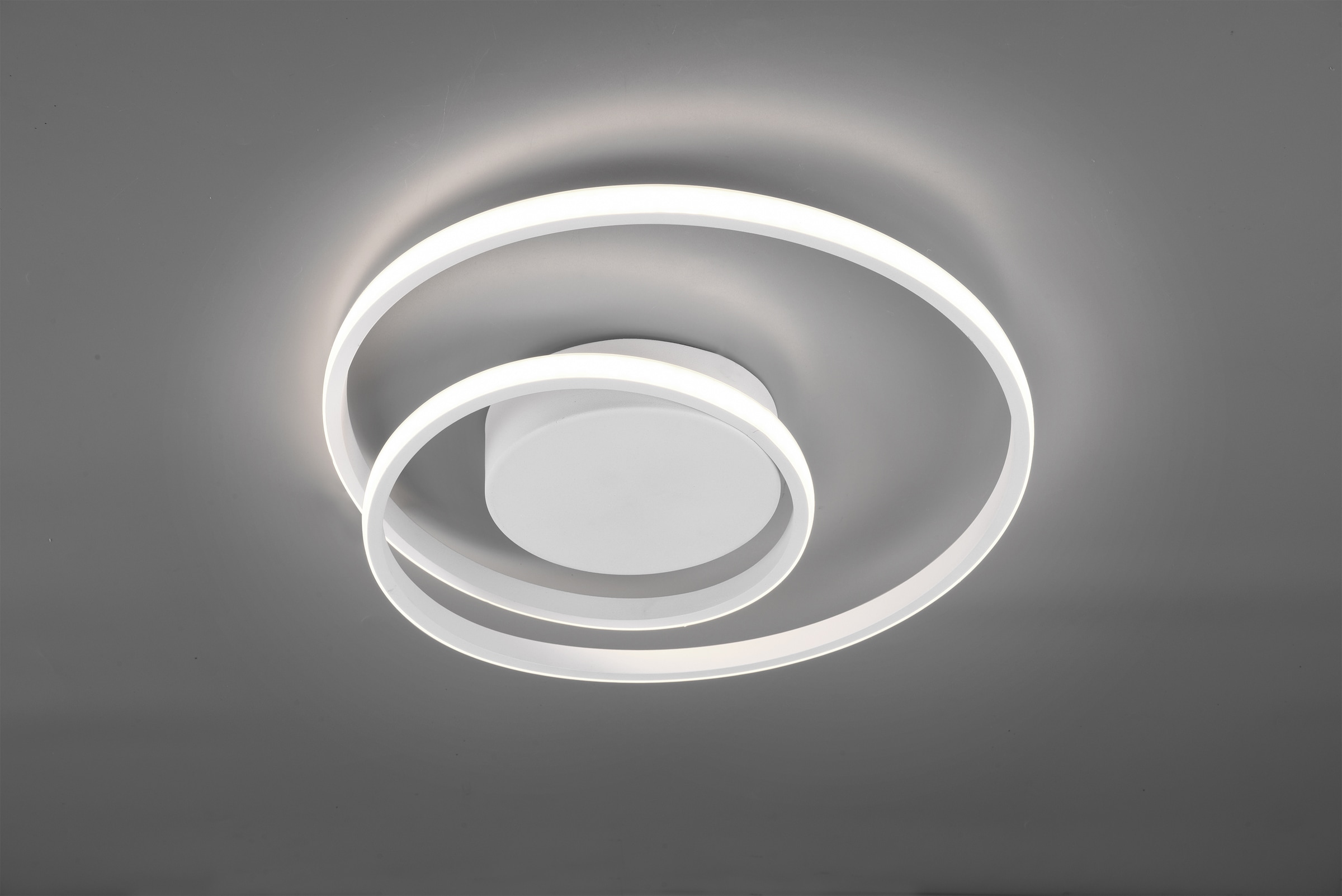 TRIO Leuchten LED Deckenleuchte »Zibal«, 1 flammig, Leuchtmittel LED-Board | LED fest integriert, Switch Dimmer, dimmbar über Wandschalter (100%/50%/25%), Wohnzimmer