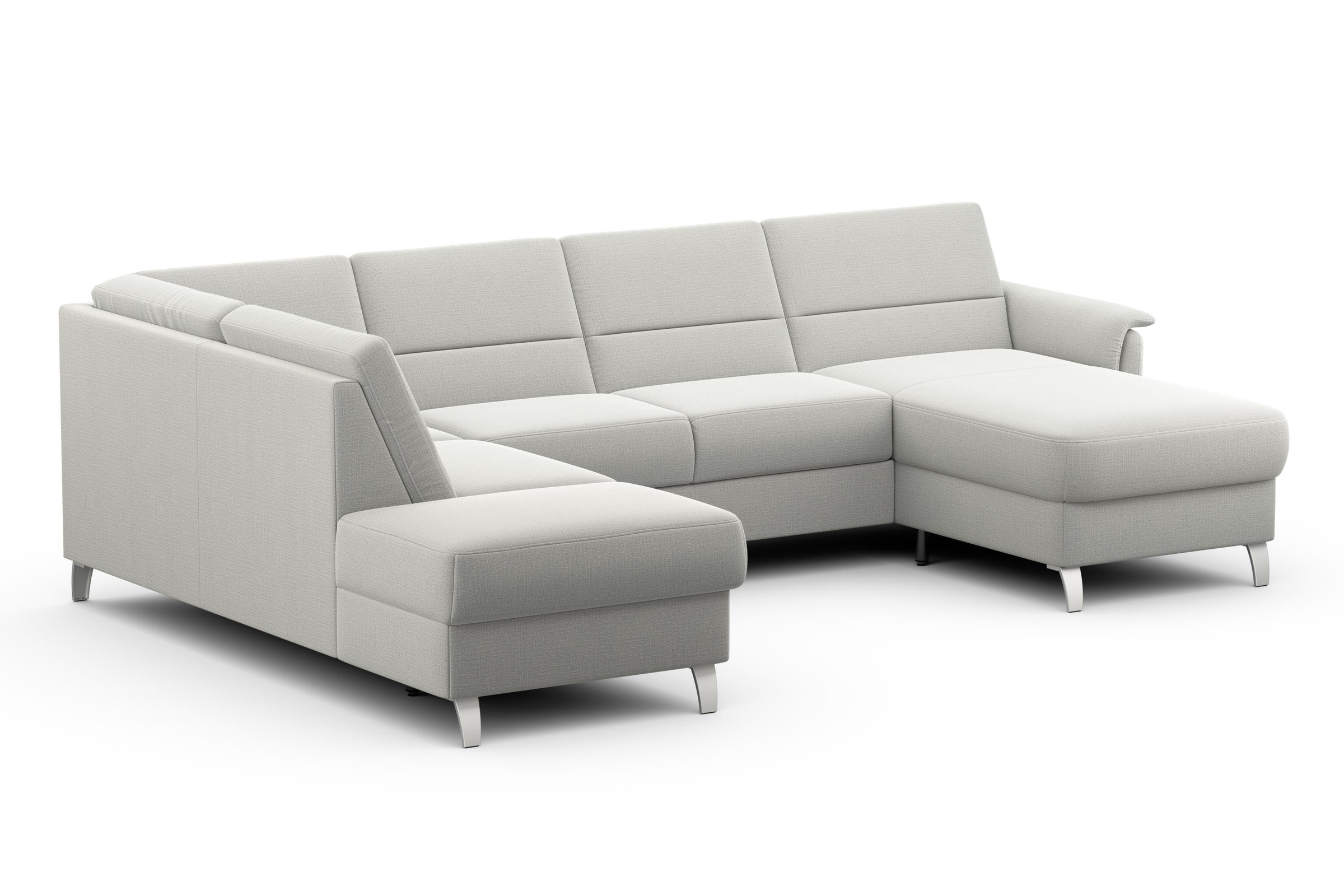 sit&more Wohnlandschaft »Palmera U-Form«, Federkern, wahlweise mit Bettfunktion und mit/ohne Stauraum