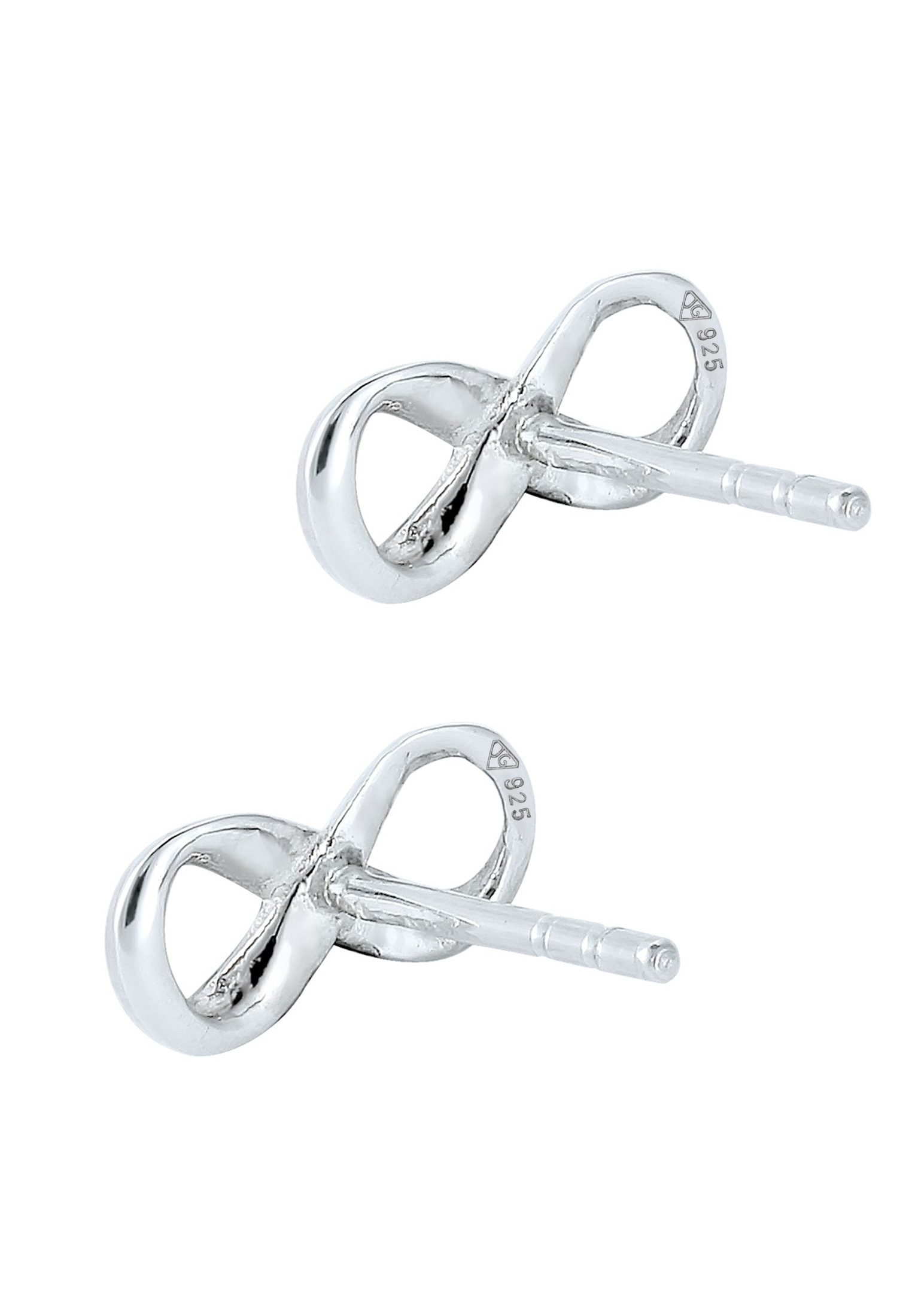 Elli Paar Ohrstecker »Ohrringe Stecker Infinity Unendlichkeit Symbol 925 Silber«