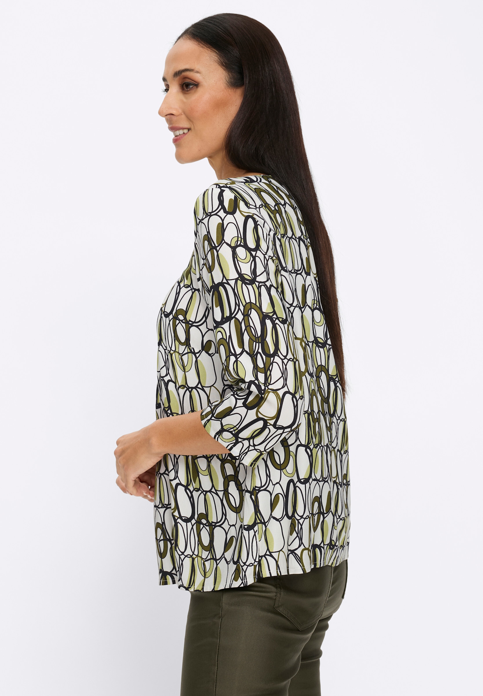 heine Schlupfbluse »Druckbluse Druckbluse mit 3/4-Arm«