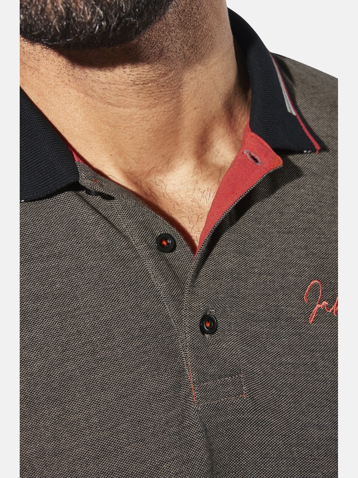 Jan Vanderstorm Langarm-Poloshirt »Langarm-Poloshirt KNUTSEN«