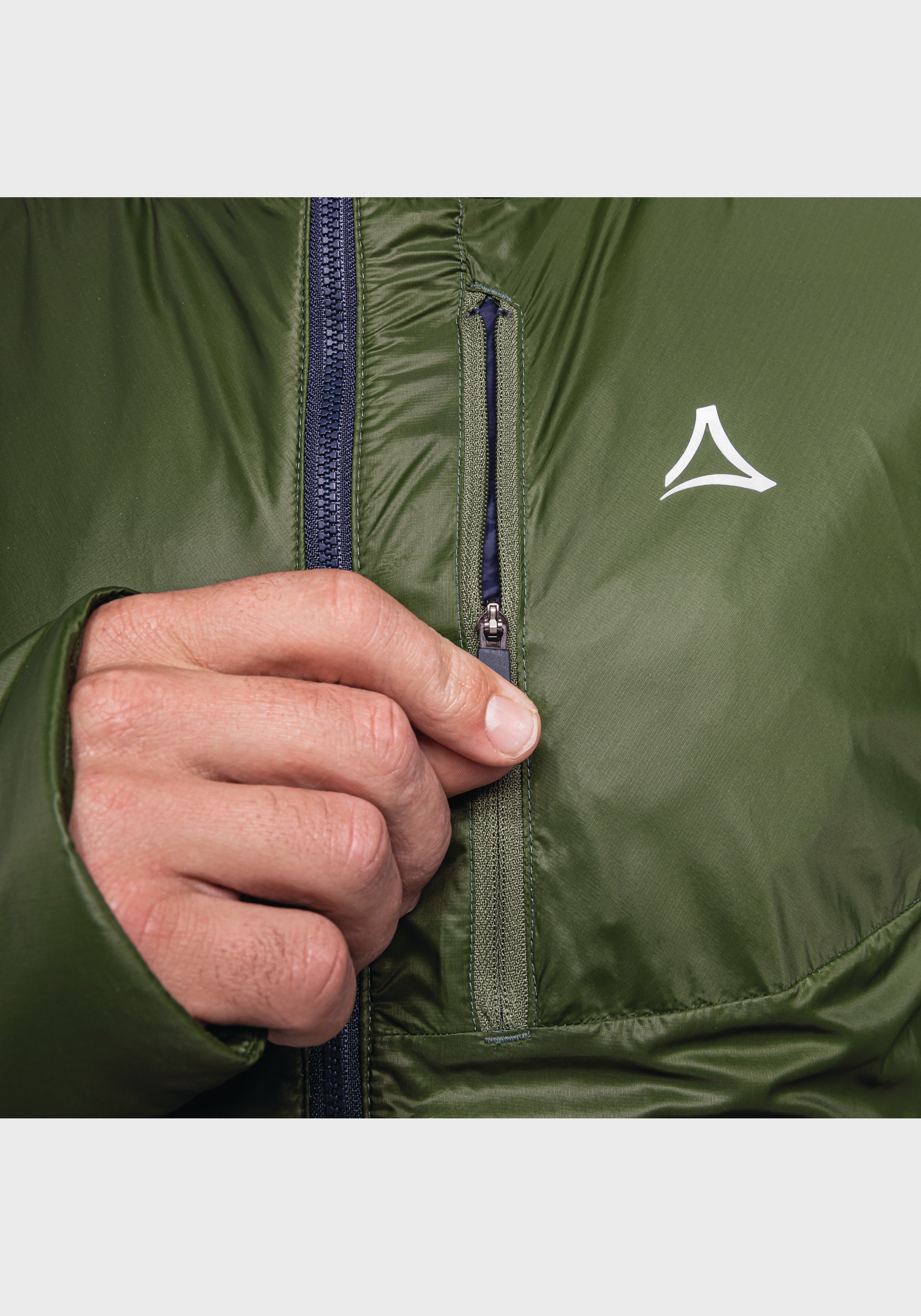 Schöffel Outdoorjacke »Ins Hybrid Black Raven M«, mit Kapuze