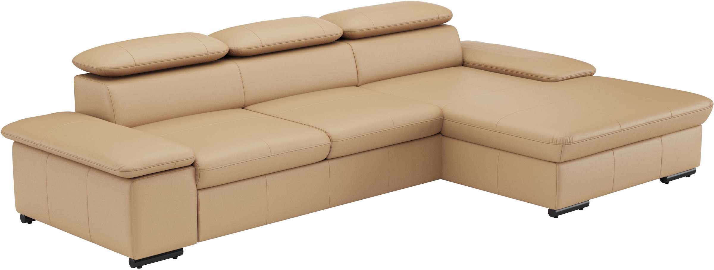 sit&more Ecksofa »Alcudia L-Form«, wahlweise mit Bettfunktion