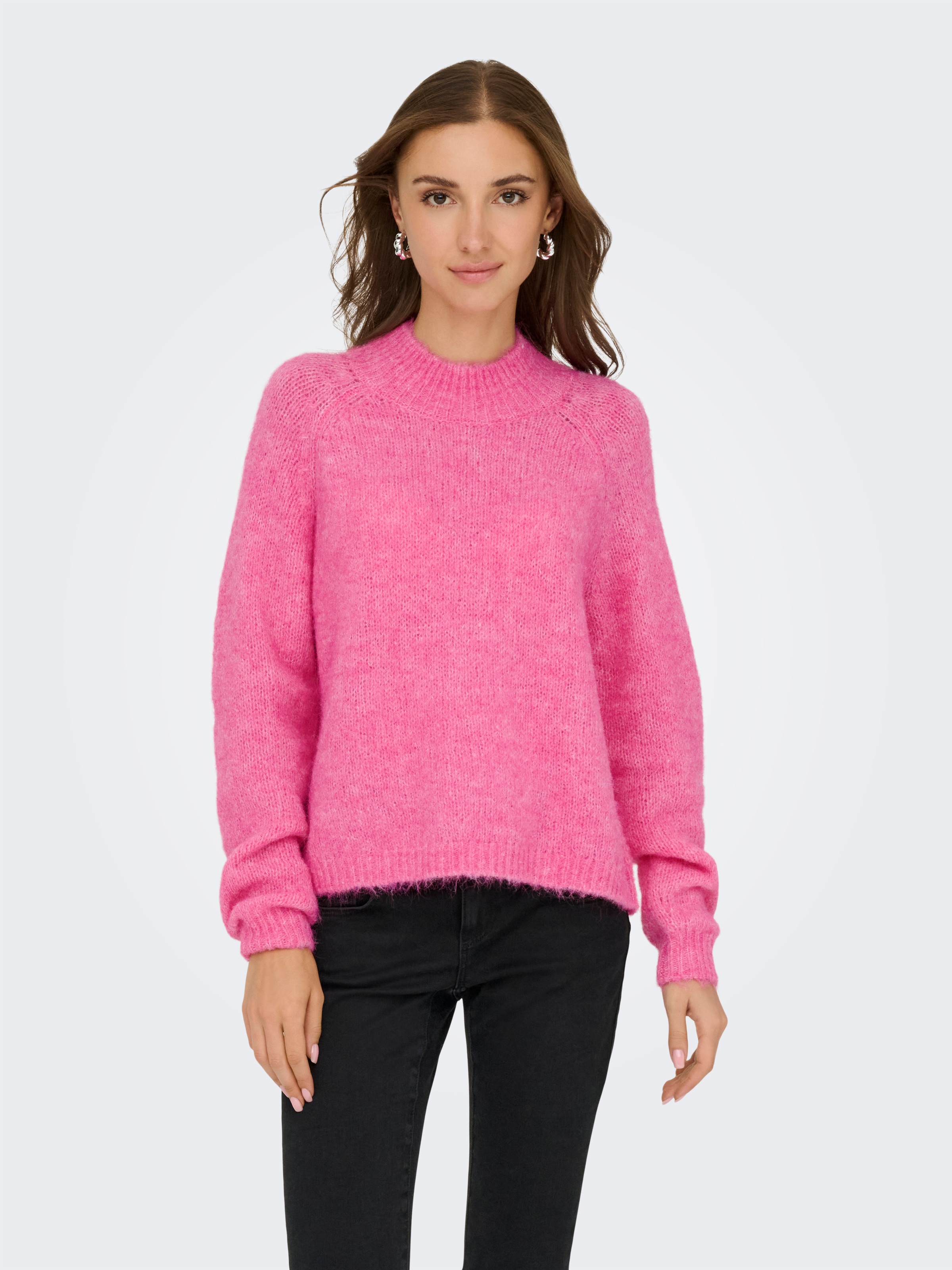 JDY Stehkragenpullover »JDYZOEY LIFE L/S HN RAGLAN PUL KNT NOOS«