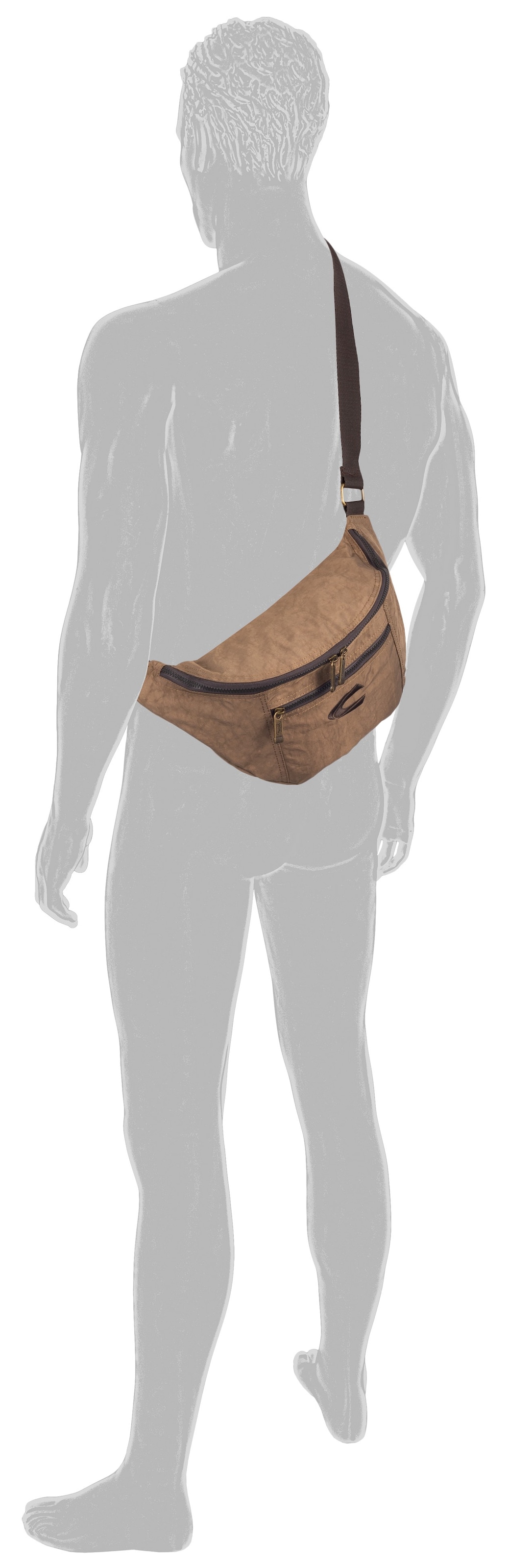 camel active Umhängetasche »Journey« aus leichtem robusten Nylon, funktional perfekt für alle Lebenslagen