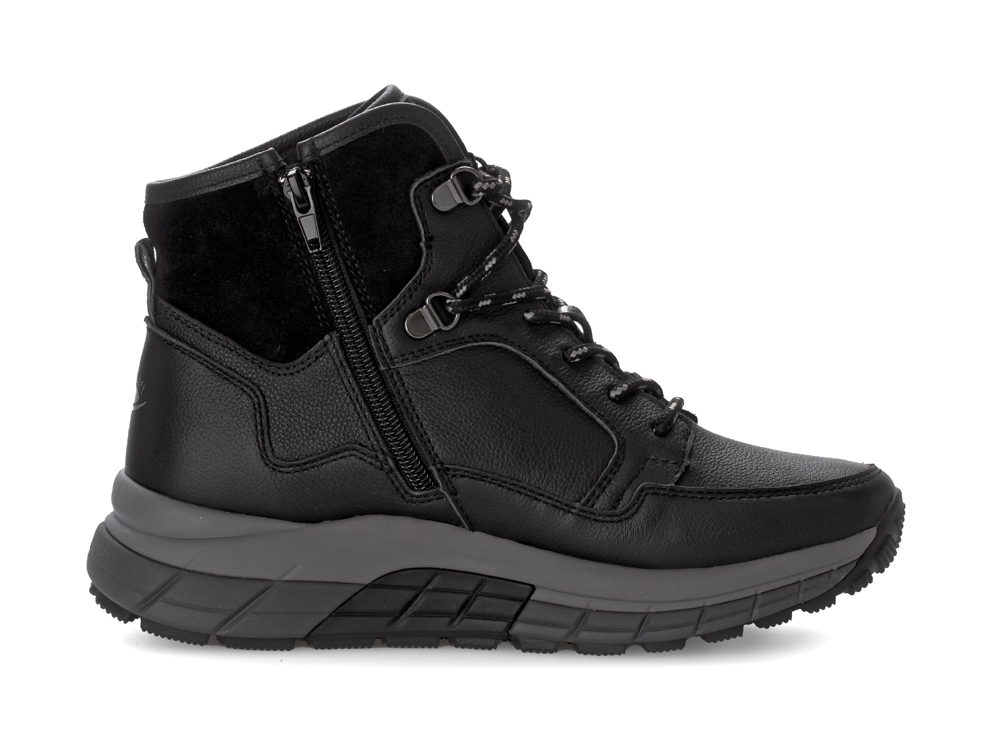 Gabor Rollingsoft Schnürboots  , Keilabsatz, Stiefelette, mit Haken, im Bergsteiger-Look