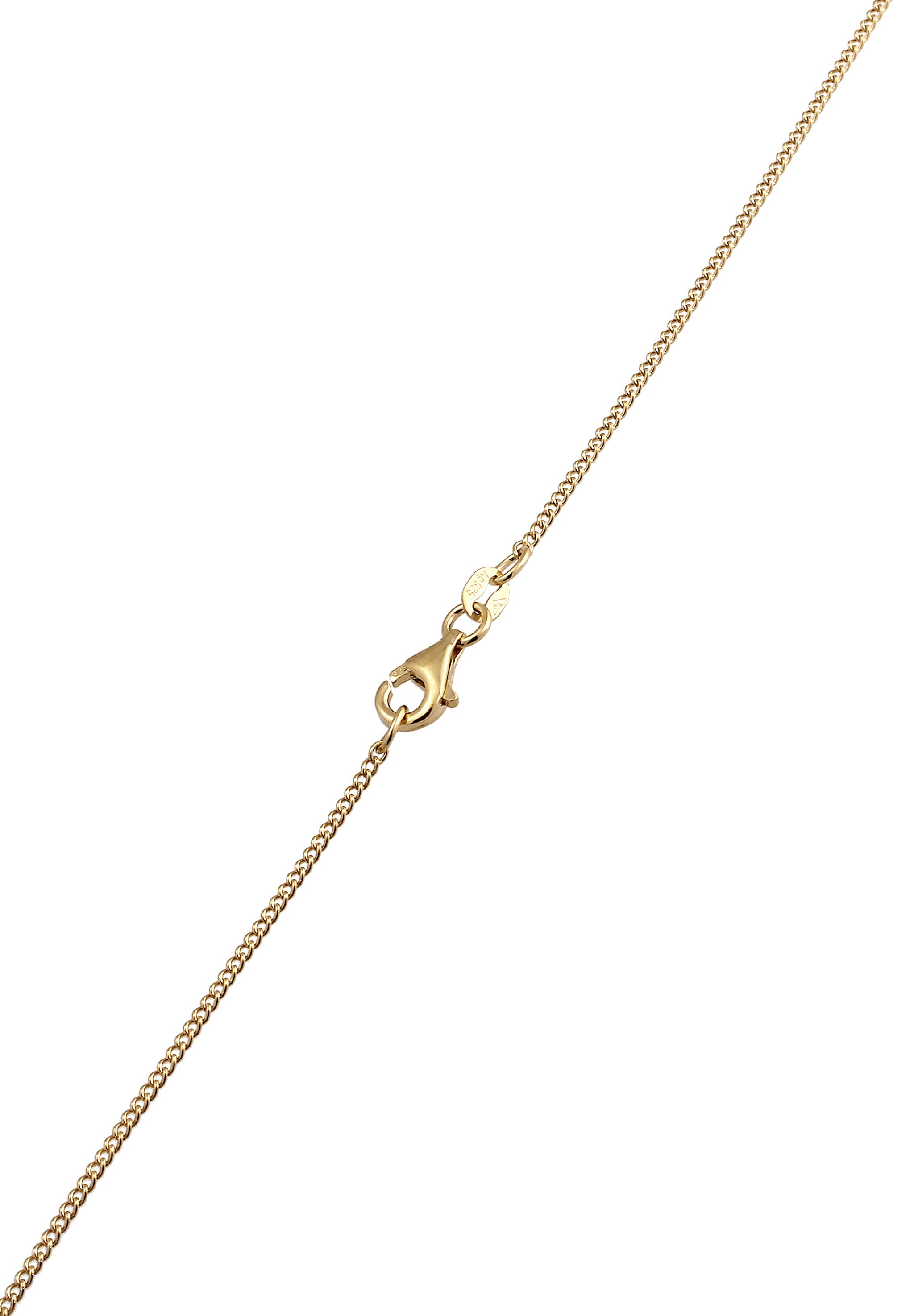 Elli Kette mit Anhänger »Halskette Marienfigur 925 Sterling Silver gold-plated«