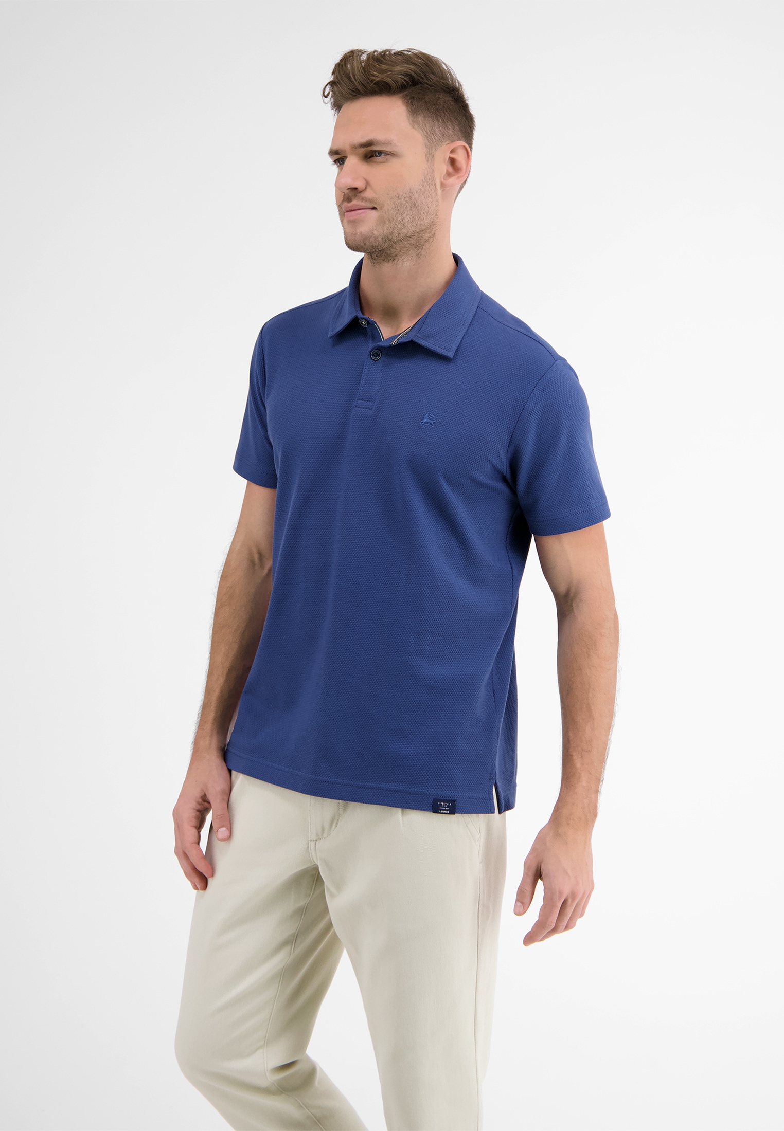 LERROS Poloshirt »LERROS Waffelpiqué-Poloshirt«