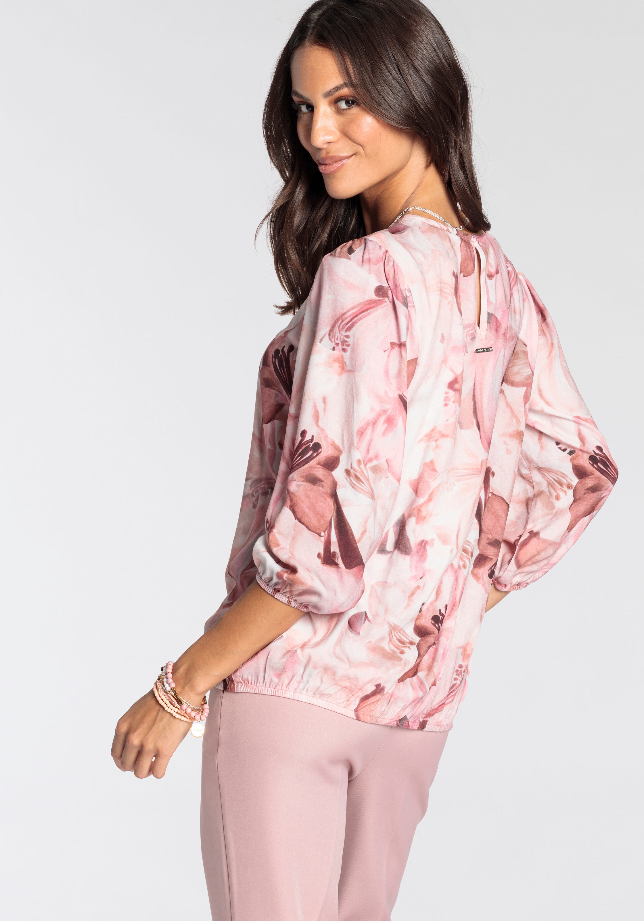 Laura Scott Druckbluse, mit femininen Blumen-Print