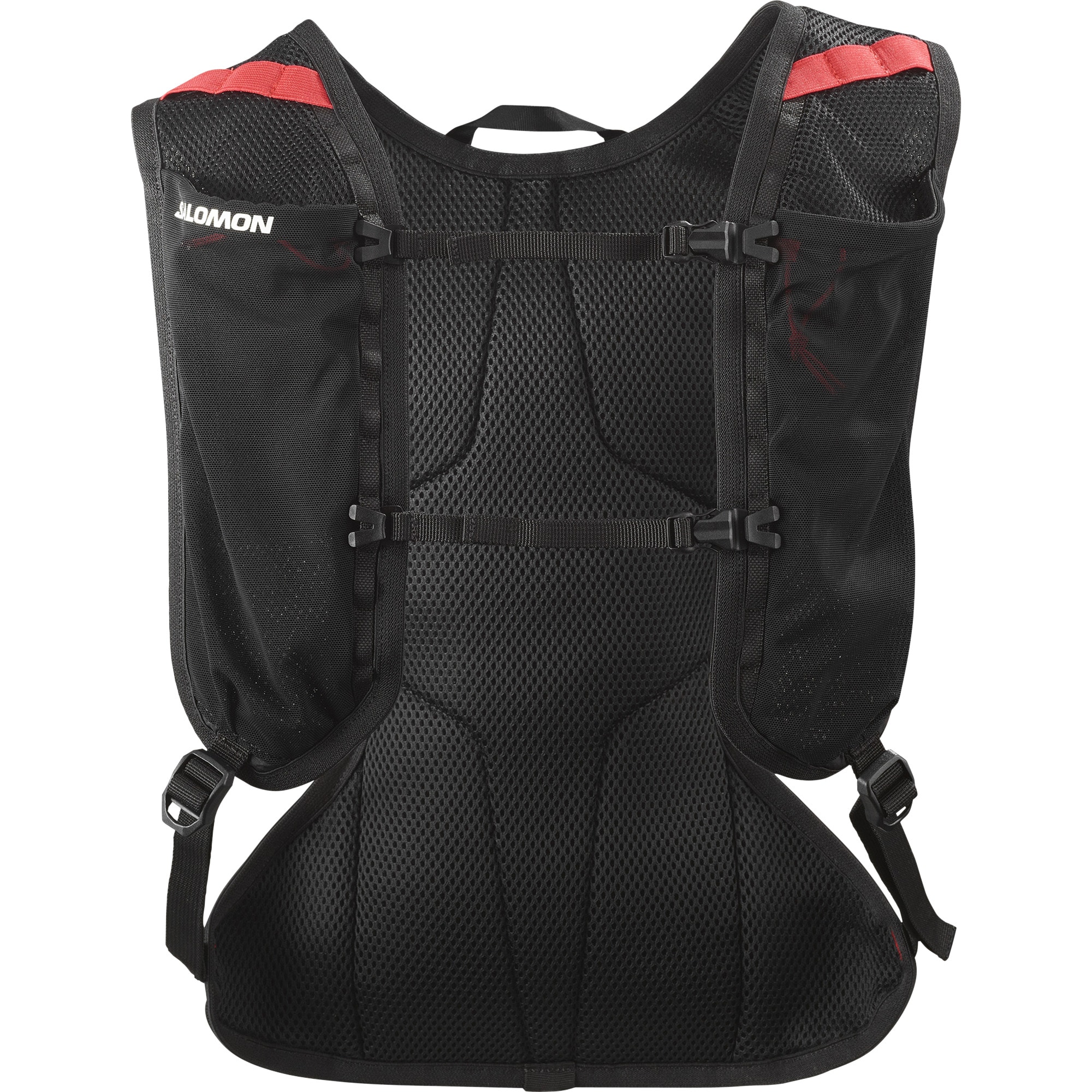 Salomon, Trinkrucksack »CROSS 4«, BLACK/WHITE/HIGH RISK RED, Trinkrucksack
