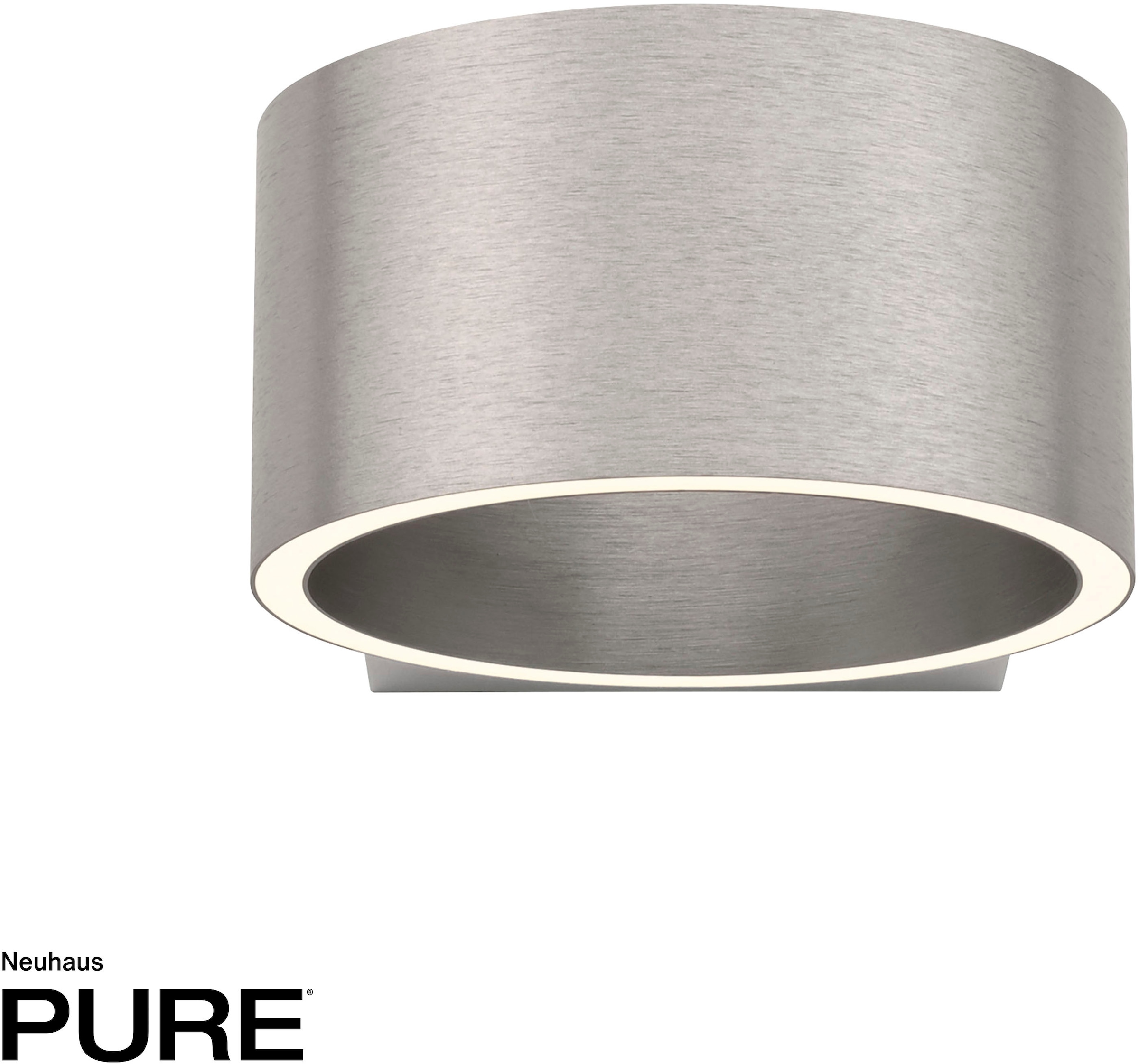 Neuhaus PURE LED Wandleuchte »PURE Clipse« LED-Board 1 Stk. Warmweiß Lichtaustritt oben und unten, dimmfähig