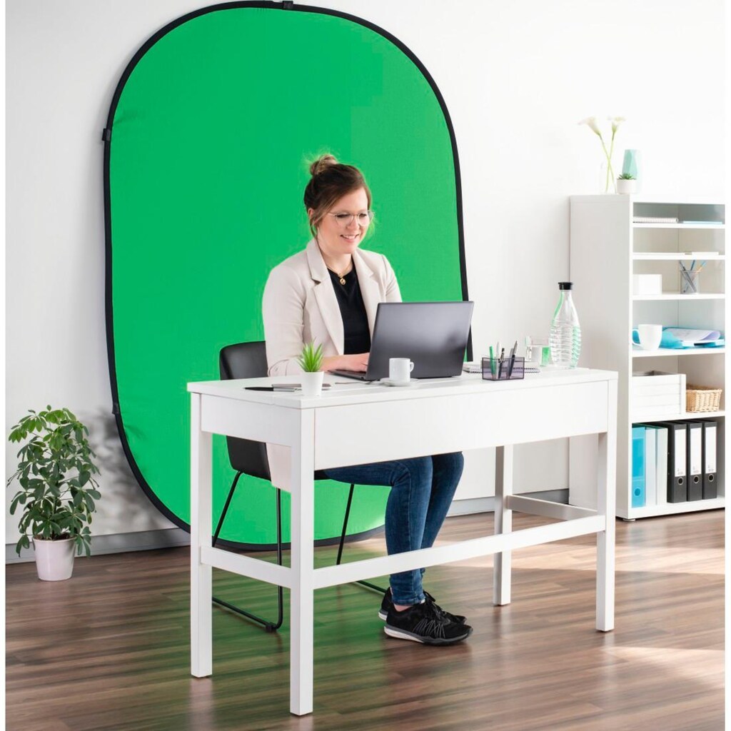 Hama Fotohintergrund »Mobiler Greenscreen u. Bluescreen Baumwolle 150x200 cm«