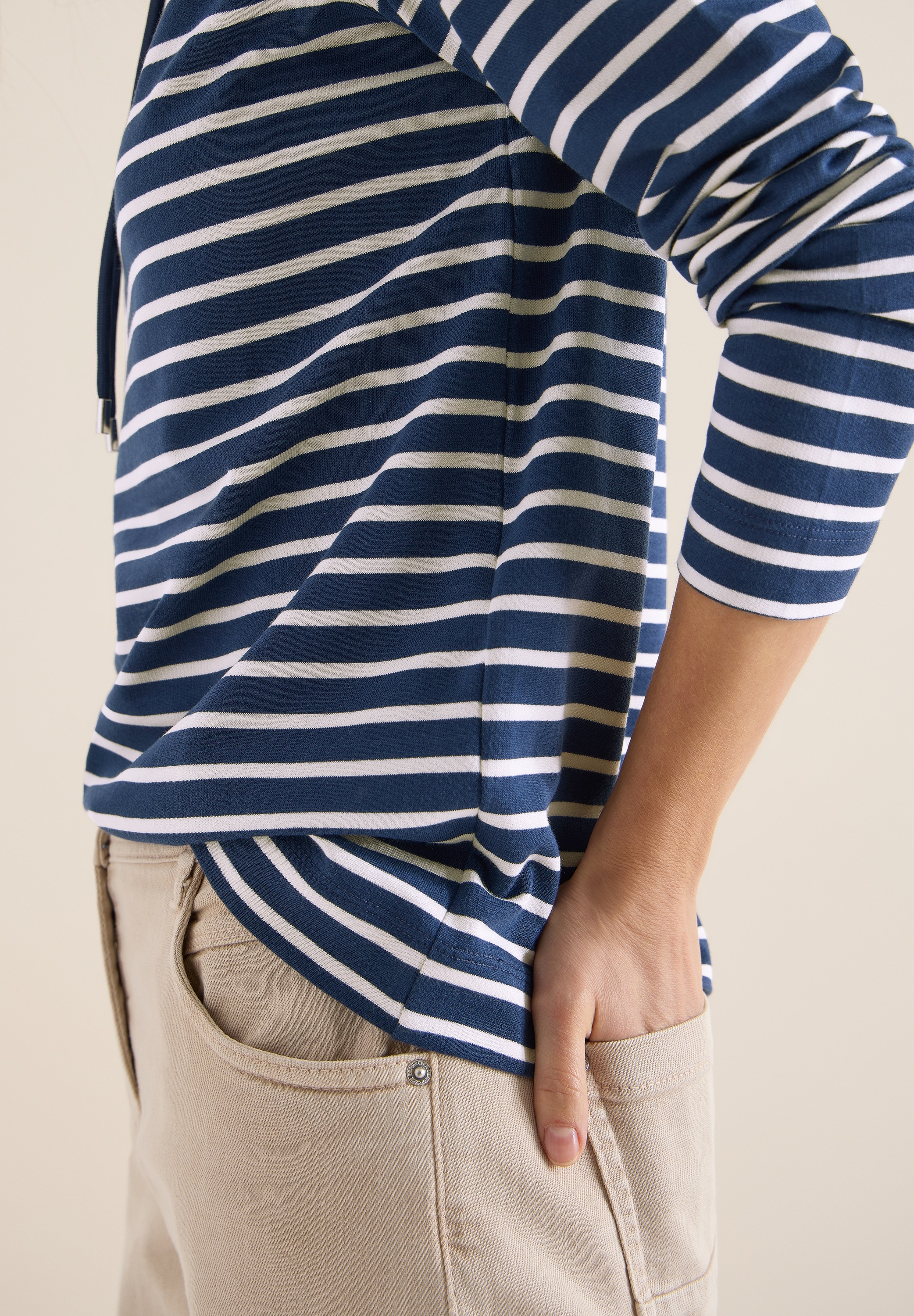 Cecil Langarmshirt mit Streifenmuster