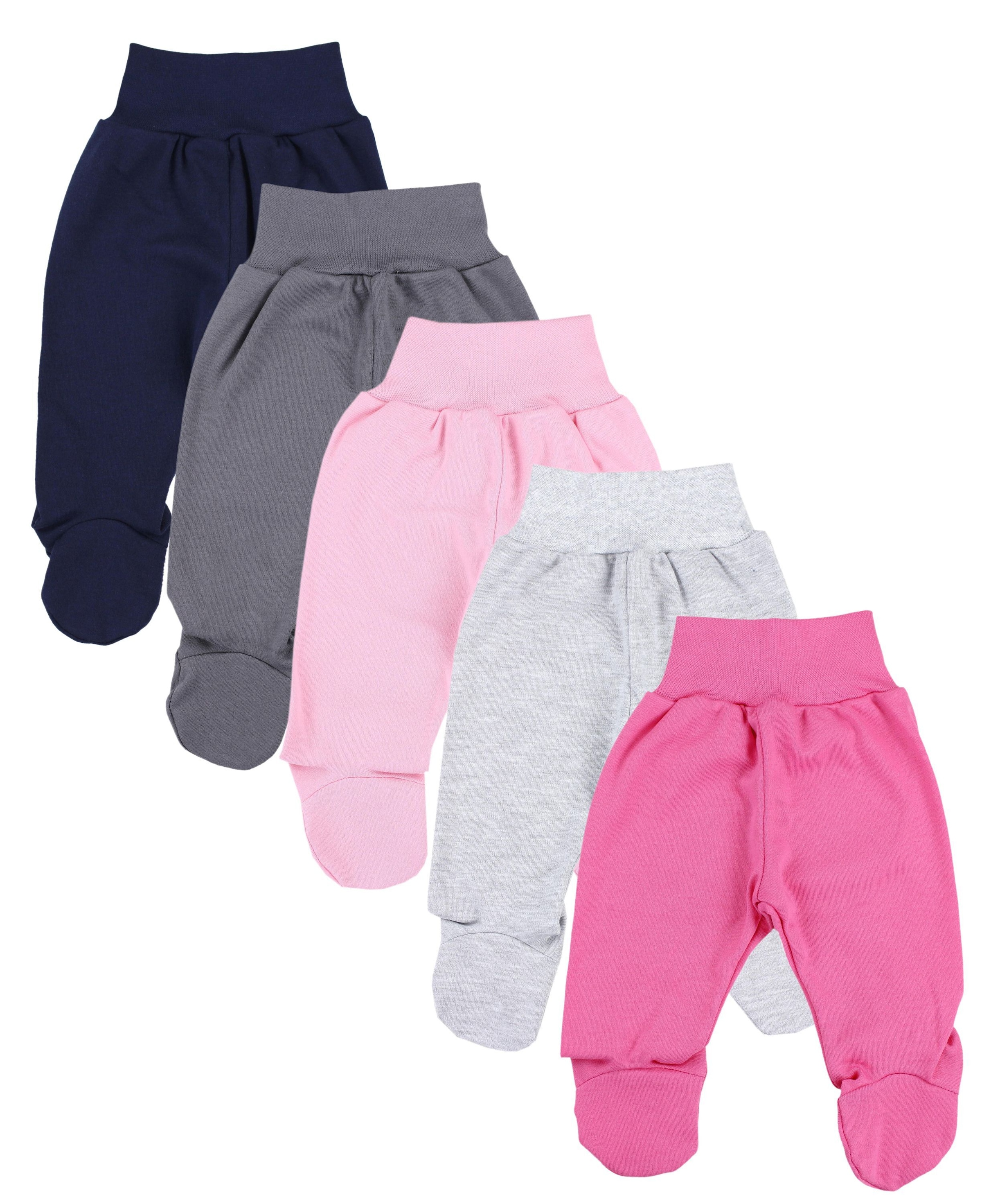 TupTam Jogginghose »Hose Baby Hose mit Fuß 5er Pack«