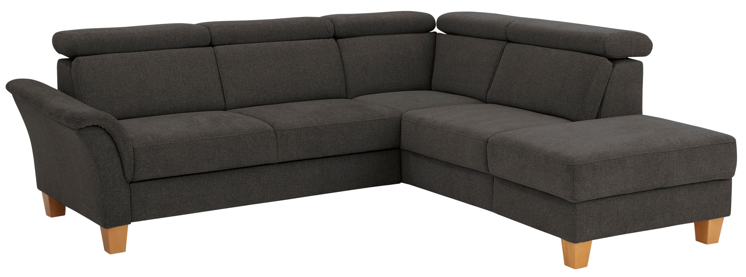 Home affaire Ecksofa »Conville L-Form«, Federkern, wahlweise mit Bettfunktion und Bettkasten bzw. Stauraum